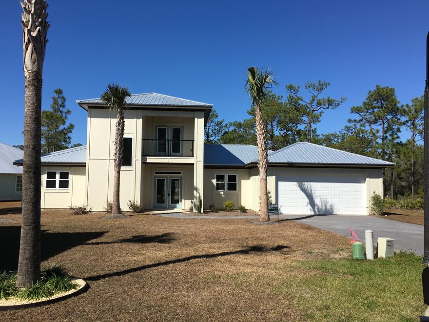 A must see, this home offers it all. An open bright floor plan with downstairs Master and office that could be used as an additional guest bedroom. Both upstairs bedrooms have their own bathroom. Lots of upgrades 2 thermostats and AC units, LED lighting, intricate tile work, Wall to ceiling tiles in the bathrooms and much more. All windows are upgraded to impact resistant and do not require any hurricane shutters. The garage is oversized and there is storage all over the house. Please read agent remarks for additional quality information that are not visible when showing but are important selling points.house is still under construction and estimated to be completed by the end of September. Enjoy the 3 level resort style swimming pool complete with waterfalls just a short stroll away!