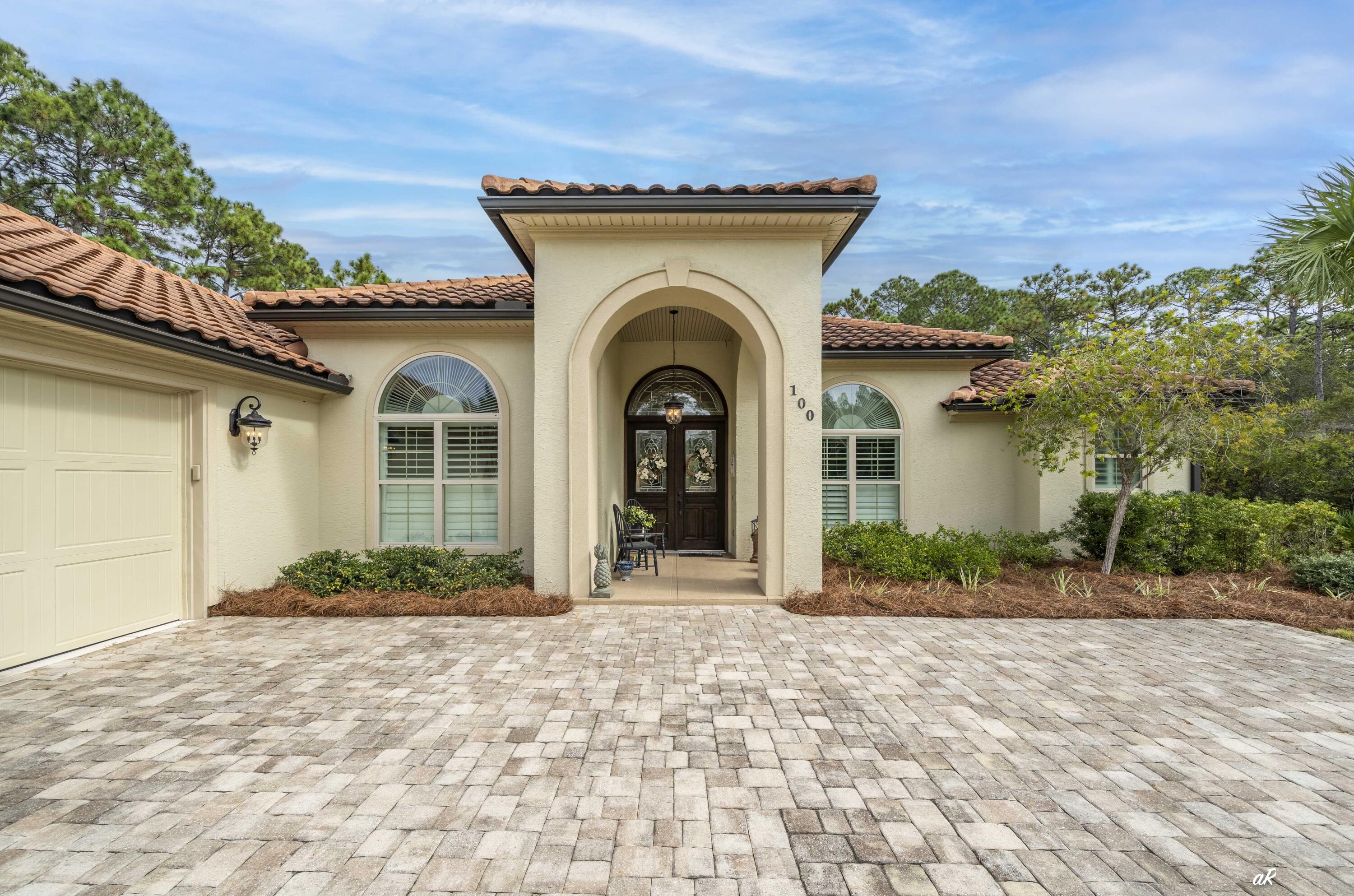 ***PRICE IMPROVEMENT~MOTIVATED SELLER*** Discover Mediterranean luxury in this one-of-a-kind, custom-built 3-bedroom, 2-bath home with 2,459 square feet of opulent living space, located in the exclusive, gated Trieste community. This pristine, lightly lived-in, single-owner home has been impeccably maintained, making it move-in ready for those seeking sophistication and tranquility.Key Features:* Elegant Mediterranean Design: Showcasing luxury finishes, a durable tile roof, and a brick paver driveway, this home exudes timeless elegance and curb appeal.* Expansive Living Spaces: High ceilings, 8-foot doors, and a split floor plan give this residence a spacious, airy feel, perfect for both relaxation and entertaining. * Indoor-Outdoor Flow: Three sets of sliding glass doors open from the living areas to the screened-in pool, allowing seamless access for entertaining and enjoying the Florida lifestyle year-round.
* Gourmet Kitchen: Well-equipped with a large walk-in pantry, the kitchen is ready for entertaining or everyday cooking.
* Custom Details: Includes a walk-in pantry and custom shelving in the garage, adding storage and organization options.
* Private Oasis: The backyard features a sparkling swimming pool enclosed by a screen, surrounded by lush, mature landscaping for ultimate privacy.
* Prime Location: Nestled near Gayle's Trails and Legacy Golf Course, offering easy access to recreation and outdoor activities.
With the perfect layout for entertaining and spacious interiors, this home combines comfort and luxury with an ultra-private setting. Owner is downsizing so some furniture may be negotiable. Don't miss this rare opportunity to own a beautifully crafted home in one of the most sought-after neighborhoods.
Located less than 5 miles to the new FSU Health Medical Center and 16 miles to ECP Airport.
Contact us today to schedule a showing!
Buyer to verify measurements if deemed important.