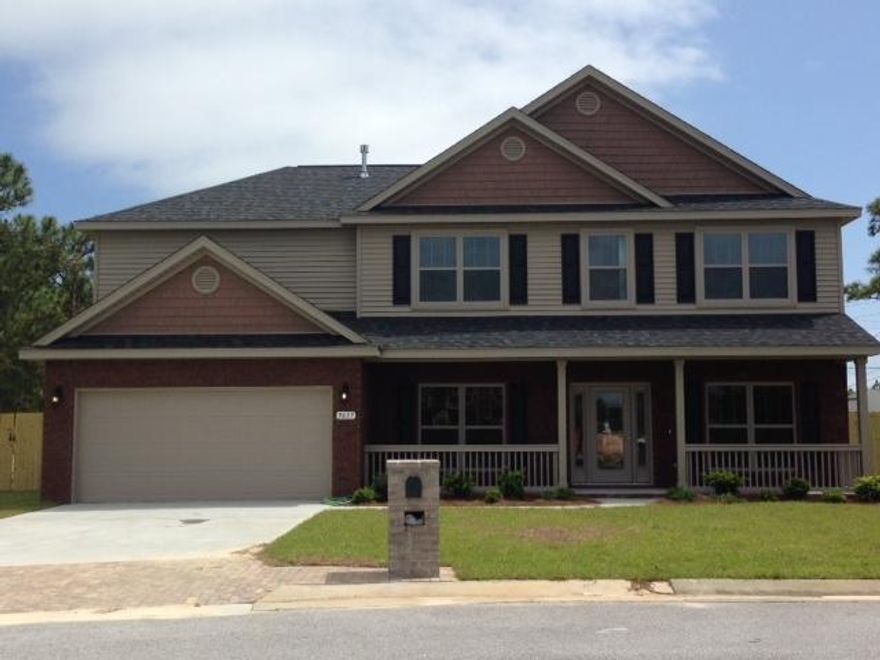 The Cape Hatteras III has brick and vinyl siding construction, tile in all wet areas, granite kitchen countertops, moen faucets throughout, a media room, large sitting room off the master bedroom, beautiful tiled walk-in shower in the master bathroom with dual shower heads, 2 walk-in closets and a double vanity. This new home comes complete with a landscaping package, irrigation system, lawn pump, well and timer system. If you are looking for a neighborhood with underground utilities...look no further! All dimensions are approximate.