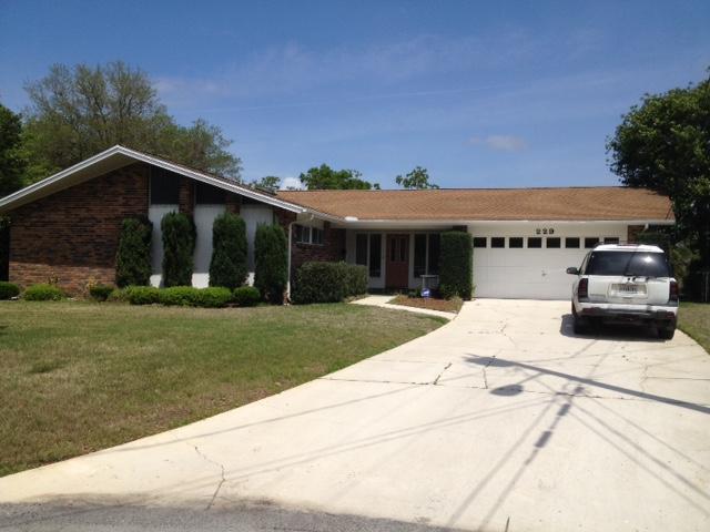 Great All Brick Home with large fenced-in Back Yard, on quiet Cul-de-sac street. Spacious Family Room with Fireplace Stove/Fan. Add your own touches to make this your own very special home. New Roof in 2005, new dishwasher, newly remodeled bath. Large irregular lot with flowering shrubs, shade trees, and Fig Tree. Convenient to Bases, shopping, schools, beaches, & centrally located in Ft. Walton Beach.Additional photos forthcoming after Estate Sale. Refrigerator, Washer & Dryer convey. Measurements taken from public records, Buyer to verify to their satisfaction.