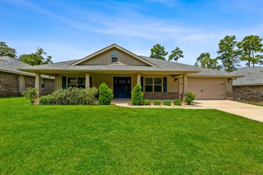 Get into this amazing 5-bedroom 3-bathroom home in the highly sought-after Zachary Estates Subdivision, just in time for Christmas! Built in 2018, this home is in immaculate condition. Split bedroom floor plan. Upgraded LVP flooring in main areas of the home and carpet in all bedrooms. Many gorgeous custom touches throughout. The kitchen is a huge selling point, it is amazing and large (bar stools stay) perfect entertainment space! Enjoy gas heat, water heater, stove, and a hook up on the covered back porch for a grill.  The pool is big, its 25-foot round and 4 feet deep. It is maintained by a professional pool company weekly. Washer and dryer also stay in home. This home is easier than you think to own, with many lenders offering a 2-1 buy down. Home recently appraised at $415k.