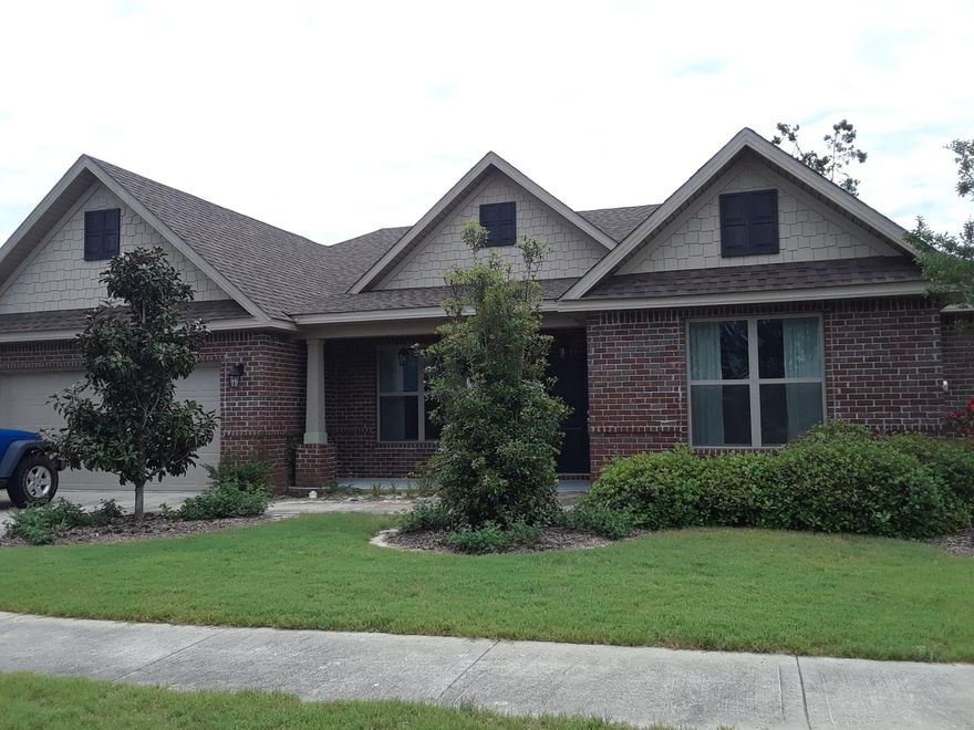 Lovely and well maintained 4 bedroom, 3 bath home in Brighton of Hammock Bay. With Luxury Vinyl flooring flowing throughout the home, this home offers beautiful granite counter tops in the kitchen and all bathrooms. There is a large flex room that would suit perfectly for an additional living or an office. There is a large formal dining room that sits right off the kitchen offering abundance of space for entertaining. The backyard is completely fenced in with irrigation, palm trees, and raised garden beds for the natural green thumb enthusiast. This home is located in growing community of Hammock Bay which includes amenities of the Bay Club, pools, playground, clubhouse, fitness center, and so much more.