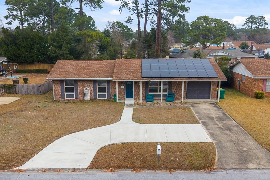 Welcome to 1603 Date Palm Drive in Niceville, Florida - a beautifully renovated home in the heart of one of Okaloosa County's most desirable communities. Perfectly positioned in Niceville, this move-in-ready property blends modern upgrades, thoughtful renovations, and an unbeatable location near top-rated schools, bases, and the bay.Step inside to discover a bright, open floor plan featuring new luxury vinyl plank flooring, fresh interior paint, updated lighting, and stylish fixtures throughout. The fully renovated kitchen is a showstopper with quartz countertops, stainless steel appliances, custom cabinetry, subway tile backsplash, and a spacious island perfect for entertaining. The primary suite offers a spa-inspired bathroom with a custom tile shower and modern finishes.Lets Connect!