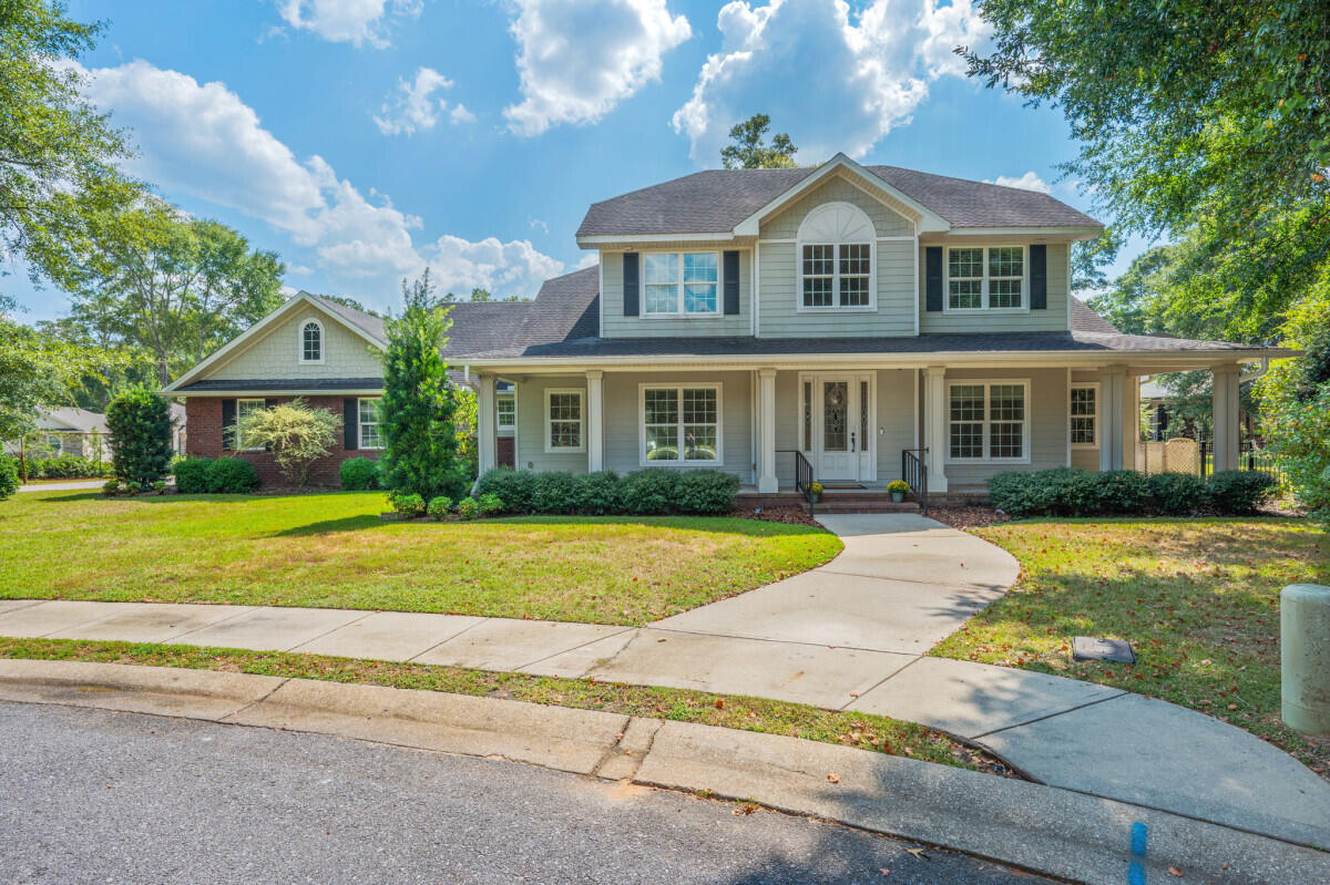 Custom built home in a gated community in north Crestview! This impeccably designed home features 5 bed plus an office, 4.5 baths, a bonus room, beautiful brick fireplace, large formal dining room plus a breakfast room, a huge great room that could be setup as 2 separate living areas, and a huge kitchen with center island and prep sink, stainless steel appliances, beautiful glazed cabinetry with tons of storage and counterspace, and a large walk in pantry! The quality finishes include hardwood flooring, granite countertops, tall ceilings with crown molding throughout, solid wood cabinetry and built ins, tankless gas water heater, aquasana whole home water purification system, added insulation in interior walls, and foam seal insulation which makes the home extremely energy efficient. The oversized master suite features a huge walk-in closet with built-ins and a spacious spa-like master bath with sit down vanity dressing area, double vanities with tons of storage and cabinetry, a large garden tub and a fully tiled separate shower with a bench seat. Just outside the master, there is a nice sized bedroom (with its own private bathroom with tiled shower) that would make a fantastic office, an ideal nursery, or a great guest suite. Just off the dining room is another smaller office with built-ins that could also be utilized as a true butler pantry, library, or hobby/craft room! The laundry room
