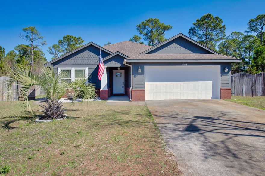 Experience a tranquil oasis in the heart of  Navarre with this stunning 3-bedroom, 2-bathroom home. Located on a peaceful cul-de-sac and boasting 1500sqft of living space, this modern home offers plenty of room for entertaining guests or simply enjoying family time. Inside you will find an open kitchen with granite countertops and stainless-steel appliances, as well as a large wrap-around bar that is perfect for any occasion. Step outside to enjoy outdoor living on the screened porch or entertain friends and family in the backyard on the deck that is surrounded by a fenced yard - ideal for pets or kids! With no HOA fees and a freshly painted exterior, don't miss your chance at this peaceful paradise!