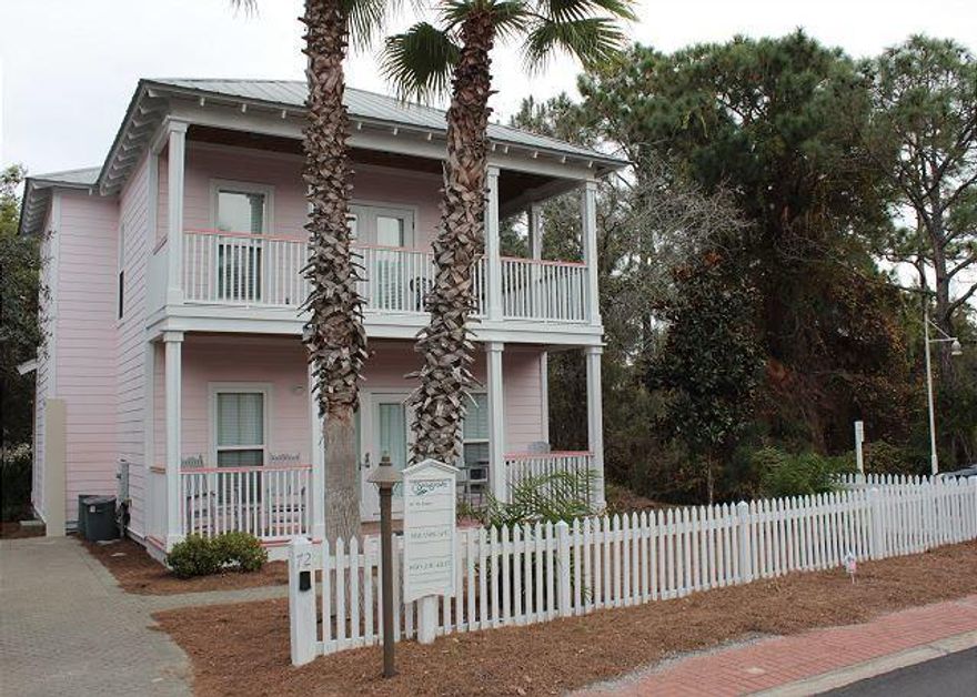 AS CLOSE AS YOU CAN GET TO THE BEACH ON 30A AT THIS PRICE AND SIZE, FOR A HOUSE WITH A GOOD SIZE LOT. This 2088 sq ft home has an open floor plan with 3 huge bedrooms with 3 full baths in each bedroom. New exterior paint, with new extension of pavers flowing into the back yard patio. The kitchen has a huge island, granite counter tops, and stainless steel appliances. A wide open living area with tons of windows for a nice and bright atmosphere for your enjoyment. The wrap around upper deck gives you a great sitting area to feel the Gulf breezes, views, or just reading a book and having coffee. Cassine Village offers a quaint and quiet community along with a community pool, tennis courts, BBQ and picnic area, and much more. Professional photos coming soon!