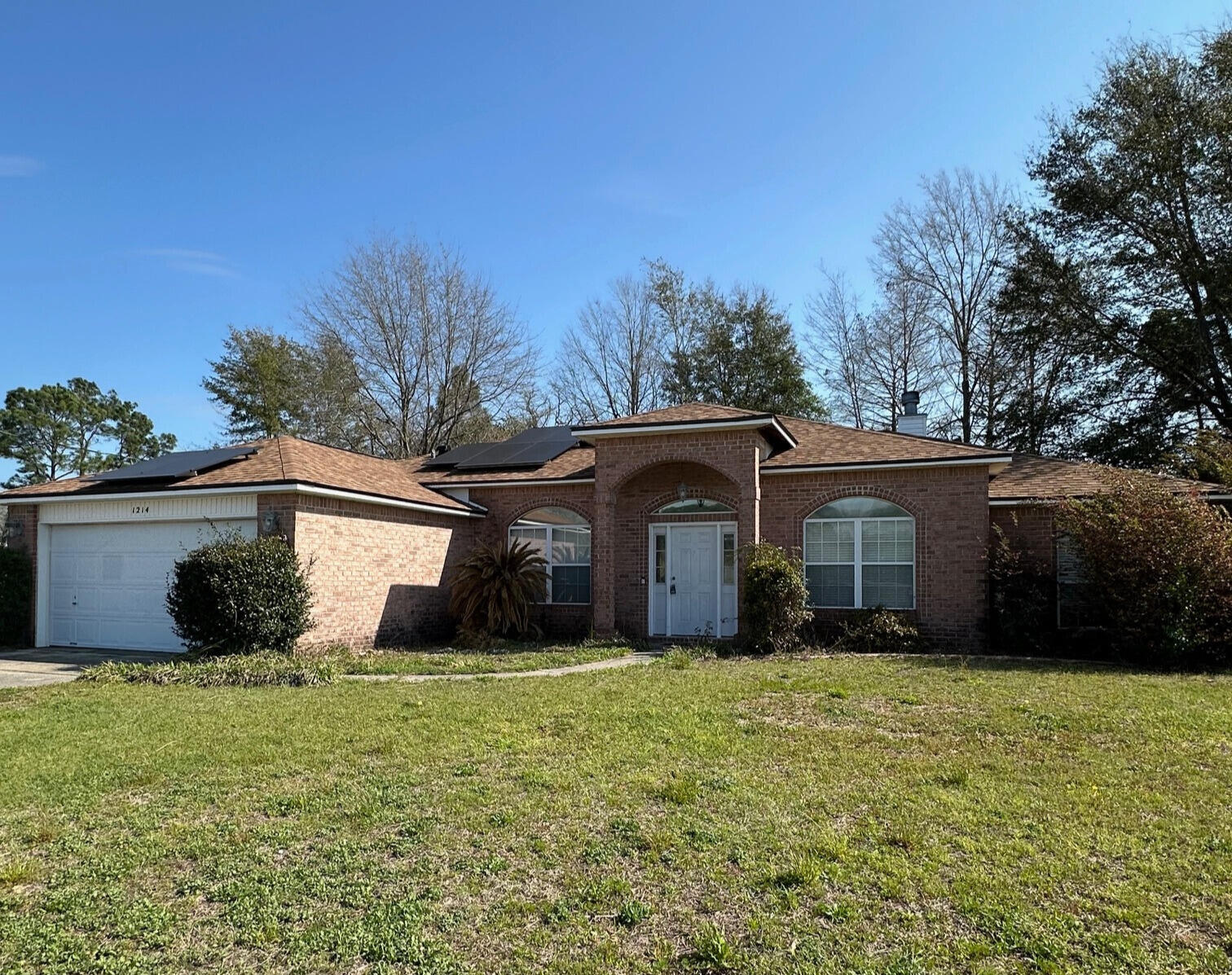 🌟 MAJOR PRICE REDUCTION - DON'T MISS THIS!!! MOTIVATED SELLER! Bring Your Best Offer! 🌟Welcome to this spacious all-brick 4-bedroom home ideally located for quick access to nearby military bases and major interstates. Built with enduring quality and designed for modern living, this home offers a thoughtful layout and elegant touches throughout.Step into the expansive living area featuring vaulted ceilings and a cozy fireplace, perfect for relaxing or entertaining. The formal dining room and charming breakfast nook offer both style and flexibility for everyday living or special occasions.The gourmet kitchen is a chef's dream--designed for both function and flow, with ample cabinetry, a large walk-in pantry, and a generous center island ideal for meal prep or casual conversations. Enjoy the comfort of a split-bedroom floor plan, providing ultimate privacy in the primary suite retreat, complete with a spa-inspired bath, featuring a garden tub, separate glass-enclosed shower, and dual-sink vanity.
Just off the living room, sliding glass doors lead to a patio area perfect for grilling, relaxing, or entertaining overlooking a shady backyard with partial fencing, a storage shed, and garden space ready for your green thumb.
With a few cosmetic updates, this gem can be refreshed to its full glory offering the perfect canvas to make it truly your own.
Don't miss this opportunity to own a beautifully laid-out home with timeless appeal in a highly sought-after location!
