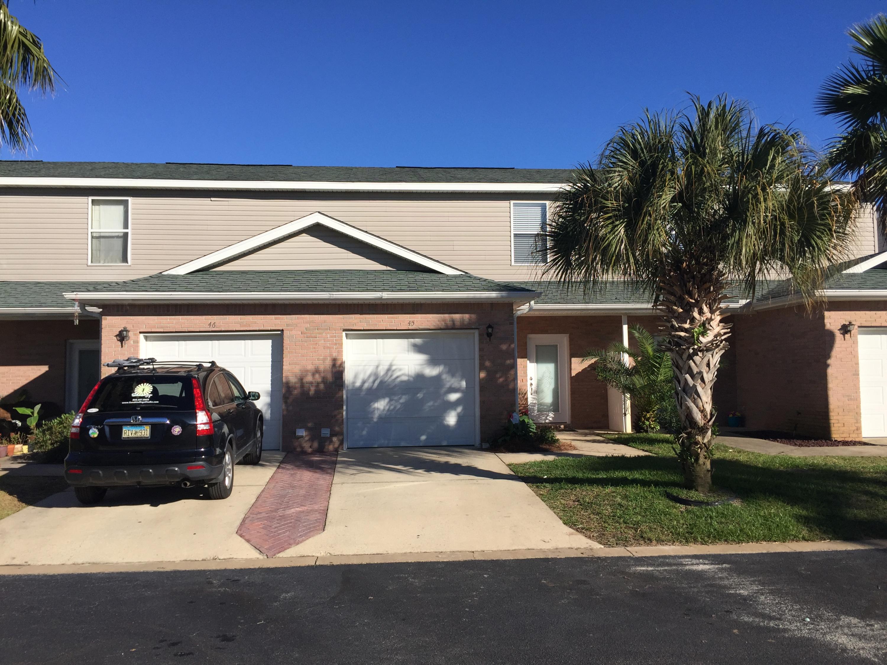 This is one of the best laid out Townhomes with abundant Storage Space that you will ever find in Destin. The 1st Level has a Kitchen with New Stainless Steel Appliances, Tile Floors throughout, Crown Molding, a 1/2 Bath, Garage, and Fenced Backyard with a Patio. New Dark Grey Carpet leads you up the steps to 2 Bedrooms and 2 Full Baths on the 2nd Level. All Door Handles and Hinges in the home have been switched out with Brushed Nickel making your unit pristine. This Townhome is in Mint Condition and located on the West End of Destin which grants you quick access to both Air Force Bases and all of thespectacular entertainment you will find on the Destin Harbor. Hurry, this one will not last long!!!