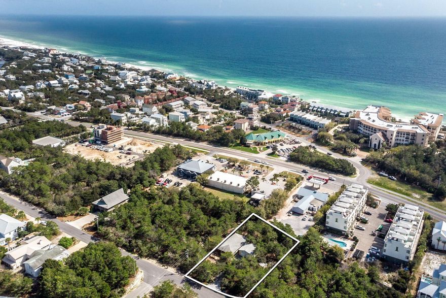 This SoWal Gem of a property could be your permanent place you lay your head or can be a GREAT rental property.This Beautiful cozy HALF ACRE property in the heart of 30a is absolutely rare. Come experience the beach, sun, hear the waves crash, bike on 30a or see the best state parks....and for it to all be in WALKING distance is the best part