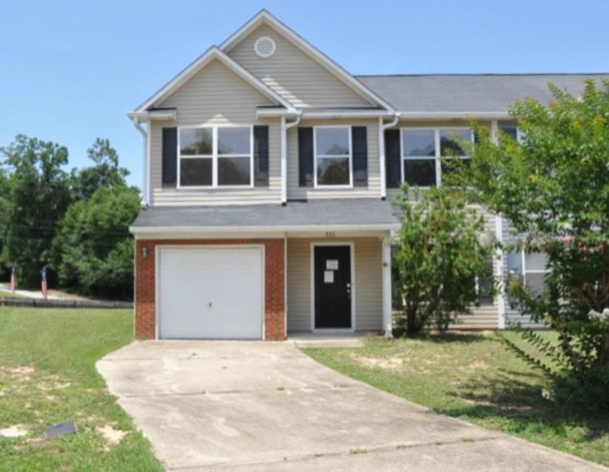 REO. Nice townhome located on a cul-de-sac, within the Stillwell Estates subdivision! Home provides 1,881 square feet of living space, 3 bedrooms, 2.5 bathrooms, and a 1-car garage. The kitchen is spacious and includes a: refrigerator with ice maker, microwave, electric stove, and a dishwasher. The half bathroom is located on the first floor. The second floor includes all the bedrooms and two full bathrooms.