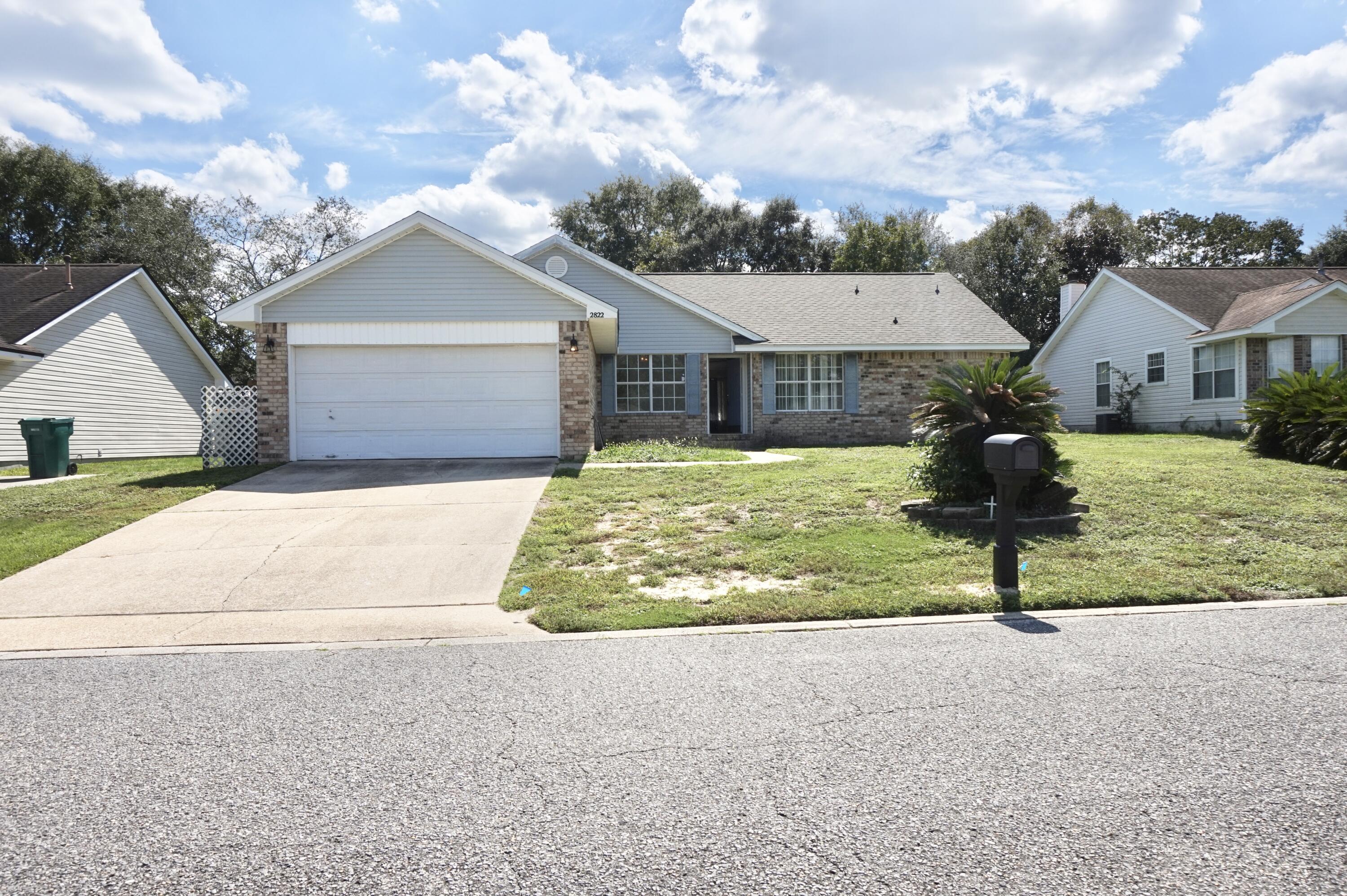 Gorgeous Single-Family Home in Desirable Crestview Community. This beautiful 3-bedroom, 2-bathroom home is located in a quiet, well-established subdivision. Featuring an open floor plan with a formal dining room and separate breakfast area, the spacious living room boasts vaulted ceilings, creating an inviting atmosphere.The master bedroom offers two walk-in closets and an ensuite bath with his-and-hers vanities. The other two bedrooms are generously sized with ample closet space. The private fenced backyard includes a large shed for extra storage. This home is conveniently located by great schools, shopping, and restaurants. Pets may be allowed with owner approval and non-refundable pet fee. Move-in requirements: First month's rent plus a security deposit.