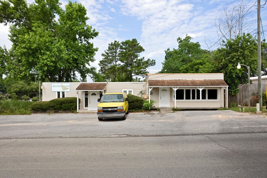 Located in central Ft. Walton Beach, 117 Auburn Rd is the ideal mixed-use property for a live-work scenario or any independent business owners looking to occupy the spaces or have for passive income streams as needed. Located on a corner lot, there are three (3) buildings totaling 3,526 broken down in the following: Office/storage 1,192sf; rental unit 1,040sf; warehouse 1,294sf. The property does have three short term tenants and can come vacated or with tenants in place. Take advantage of the flexibility this property offers from day one.