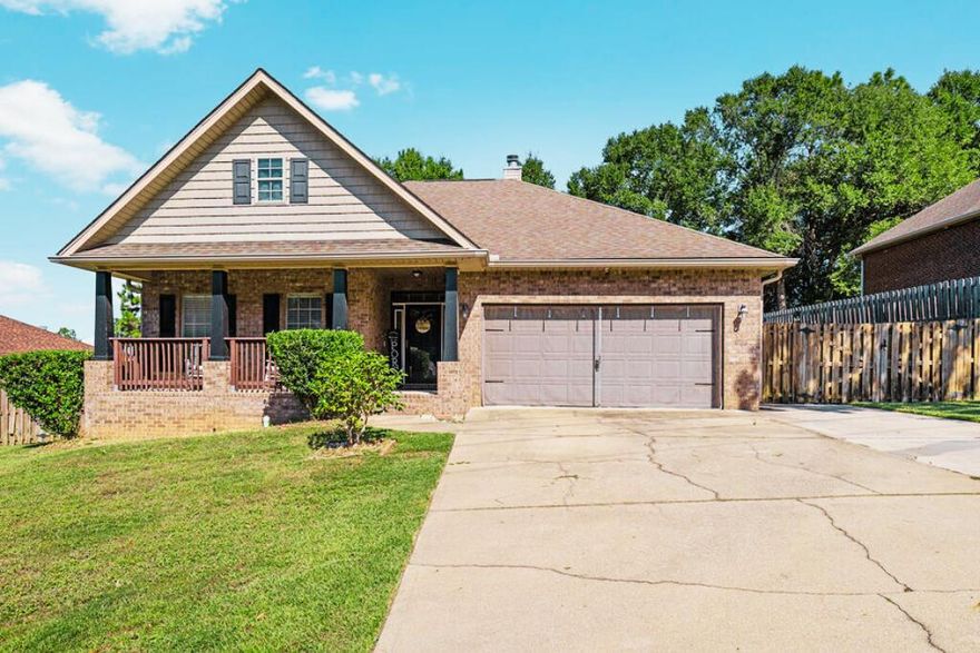 Assumable VA loan at a low 3.125% interest rate for qualified buyers!Located in the desirable Fox Valley neighborhood of Crestview, this 3-bedroom, 2-bathroom home offers an open-concept, split floor plan, and a spacious living area with cathedral ceilings, perfect for both family living and entertaining. The kitchen features beautiful granite countertops, plenty of cabinet storage, a pantry, and a generous dining area that can easily accommodate large furniture.The primary suite provides a tranquil retreat, featuring tray ceilings, a walk-in closet, and a large primary bath with double sinks, a separate tub, and shower. Out back, the fully fenced yard is ideal for kids and pets.Enjoy the convenience of a 2-car garage, laundry room, and a community playground. Conveniently located close to schools, shopping, dining, and military bases, this move-in-ready Fox Valley home offers timeless curb appeal and everyday comfort. Don't miss your chance to make it yours!
Buyer and agent to verify all dimensions and details for accuracy.