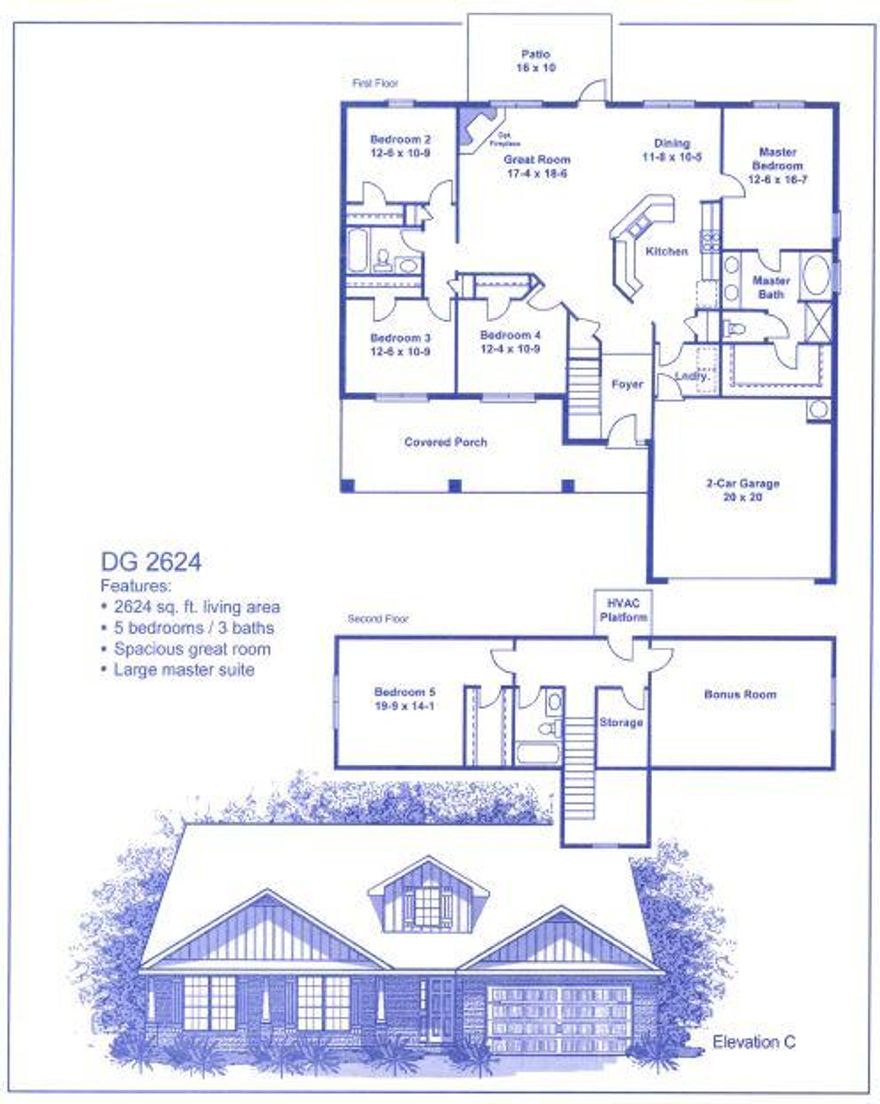 Located just 30 minutes from the beautiful city of Destin, this home is situated in the gorgeous north end of Crestview. This 5 bed/3 full bath home has a fabulous layout with a large bonus room on the second level. This home includes granite counter tops in the kitchen, ceramic tile in all the wet areas, a separate shower in the master bath and a large 14x16 covered back porch, perfect for entertaining. The home also includes a fully sodded yard with a sprinkler system. Adams also offers a 1 yr. home and 10 yr structural warranty.
