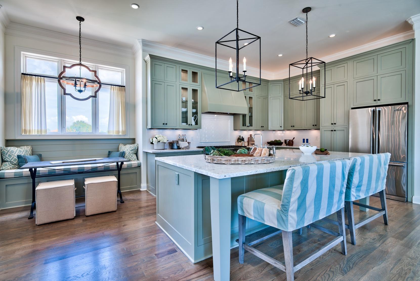 MUST SEE HOME in Destiny by the Sea!!!Immeasurable time and effort were given to the redesign of this home with remarkable gulf views in Destiny by the Sea. Interior appointments by Leigh Ann Harris of Burrow Interior Design are both stunning and comfortably understated. Old South Homes was hired to bring this beauty back to life, with builder Andy Beno overseeing the renovations. In addition to completely rebuilding the front of the home, new front impact glass windows and doors that are hurricane rated were implemented. Newly installed Peacock Pavers run throughout the ground floor, while the curved staircase and secondand third floors are now encased with new white oak flooring. The ground floor includes two master suites with gulf views, private bathrooms and walk-in closets,