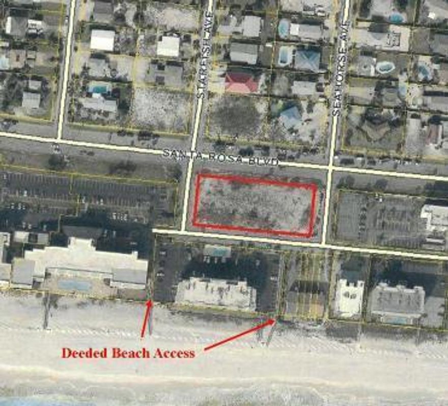 The possibilities are endless for this particular piece of property. Great visibility on Santa Rosa Blvd. on Okaloosa Island. Minutes from the Brooks Bridge and Downtown Fort Walton Beach. In close proximity to attractions, shopping and restaurants.