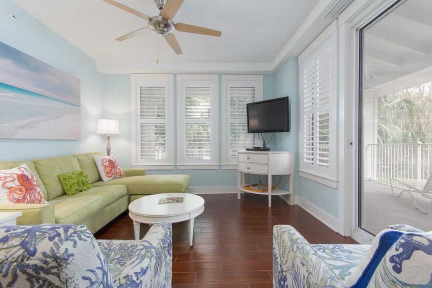 Be ready to enjoy the ultimate resort lifestyle when you enter this beautiful getaway haven! This renovated A rated condo in Sandestin Golf & Beach Resort overlooks the amenity terrace and is close to the heart of The Village of Baytowne Wharf. The owner has meticulously updated the condo with over $34k in renovations - adding soothing colors and comfortable furnishings. Located on the 4th floor, the living space is open with a nice flow and complemented with access to the large wraparound balcony and plenty of seating for lounging and dining. The Master Bedroom is peacefully appointed with natural light from all the windows and attached bath. The Master Bath has double sinks, a soaking tub and separate walk-in shower. On the opposite side of the living space is the 2nd bedroom wit