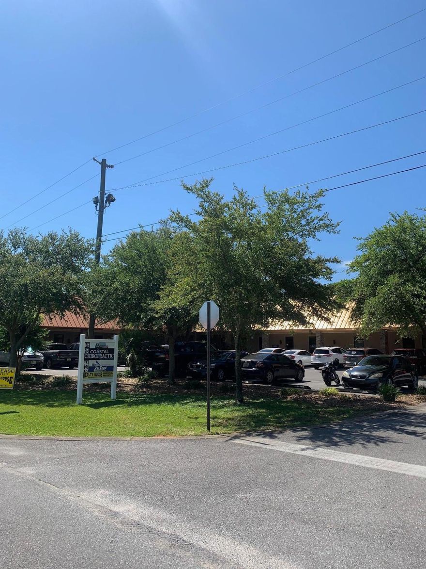 1,073 sf office space located just off Eglin Pkwy in close proximity to both Eglin and Hurlburt Fields. This office has a reception area, three offices, two restrooms and a breakroom.