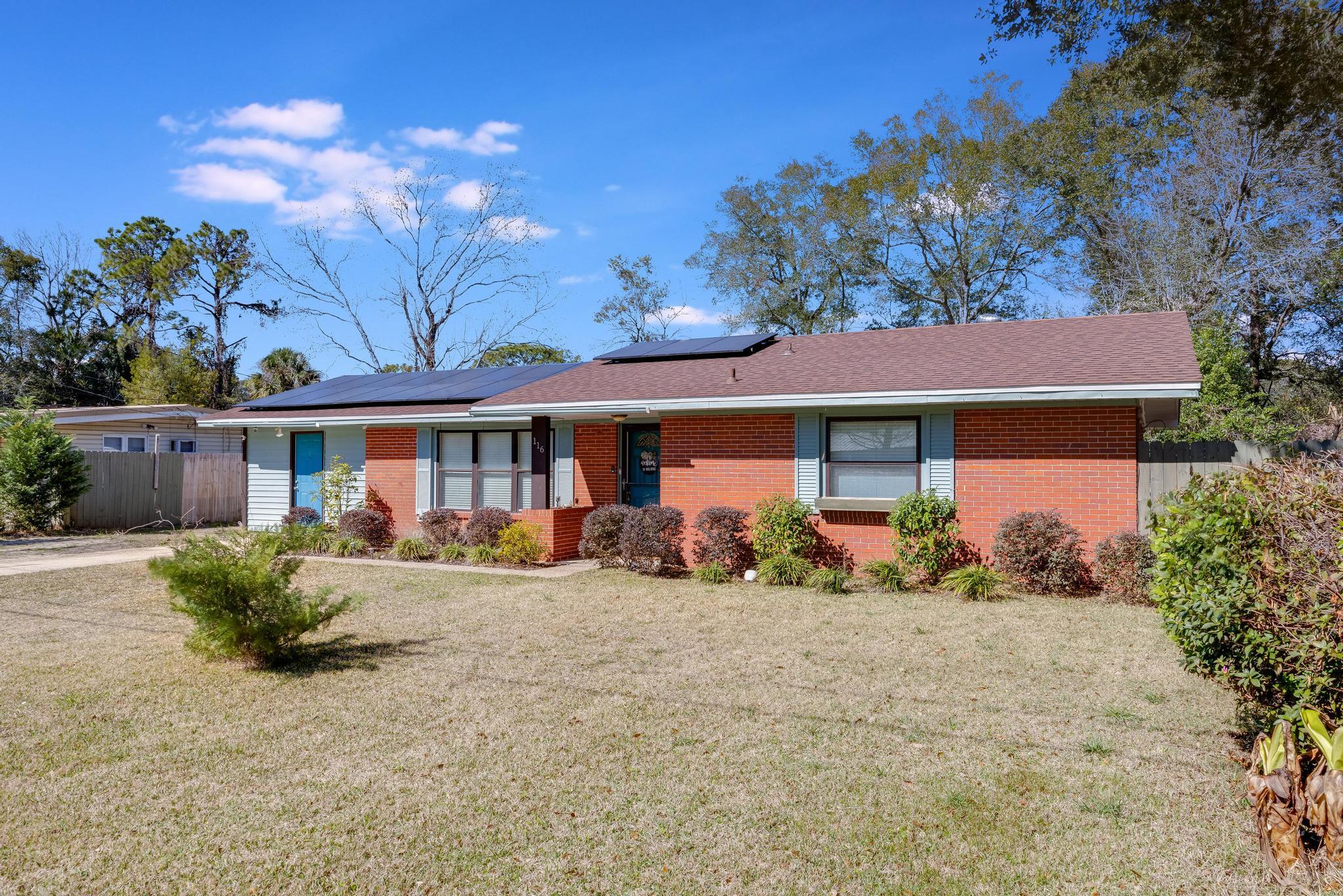 Welcome to this beautiful updated 4/2 home, perfectly situated in the heart of Ft. Walton Beach! This move in ready gem features a new roof, a full electrical rewire, and a new pool liner completed in 2023. Solar panels on the home are PAID OFF. Fresh paint and modern updates throughout give the home a bright and inviting feel. The backyard provides your own private oasis where you can relax and unwind in your own inground pool! This backyard is perfect for entertaining or just enjoying a quiet evening under the stars.Don't miss out--schedule your showing today!