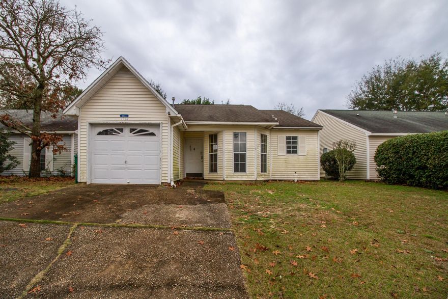 REO-Opportunity awaits with this 3 bedroom 2 bathroom ranch style home.Approximately 1061 square feet of living space on approximately 3798 square foot lot. Attached 1 car garage spacious kitchen with bar. Will need new flooring updatingand repair. Come take a look today and see what you can do here.