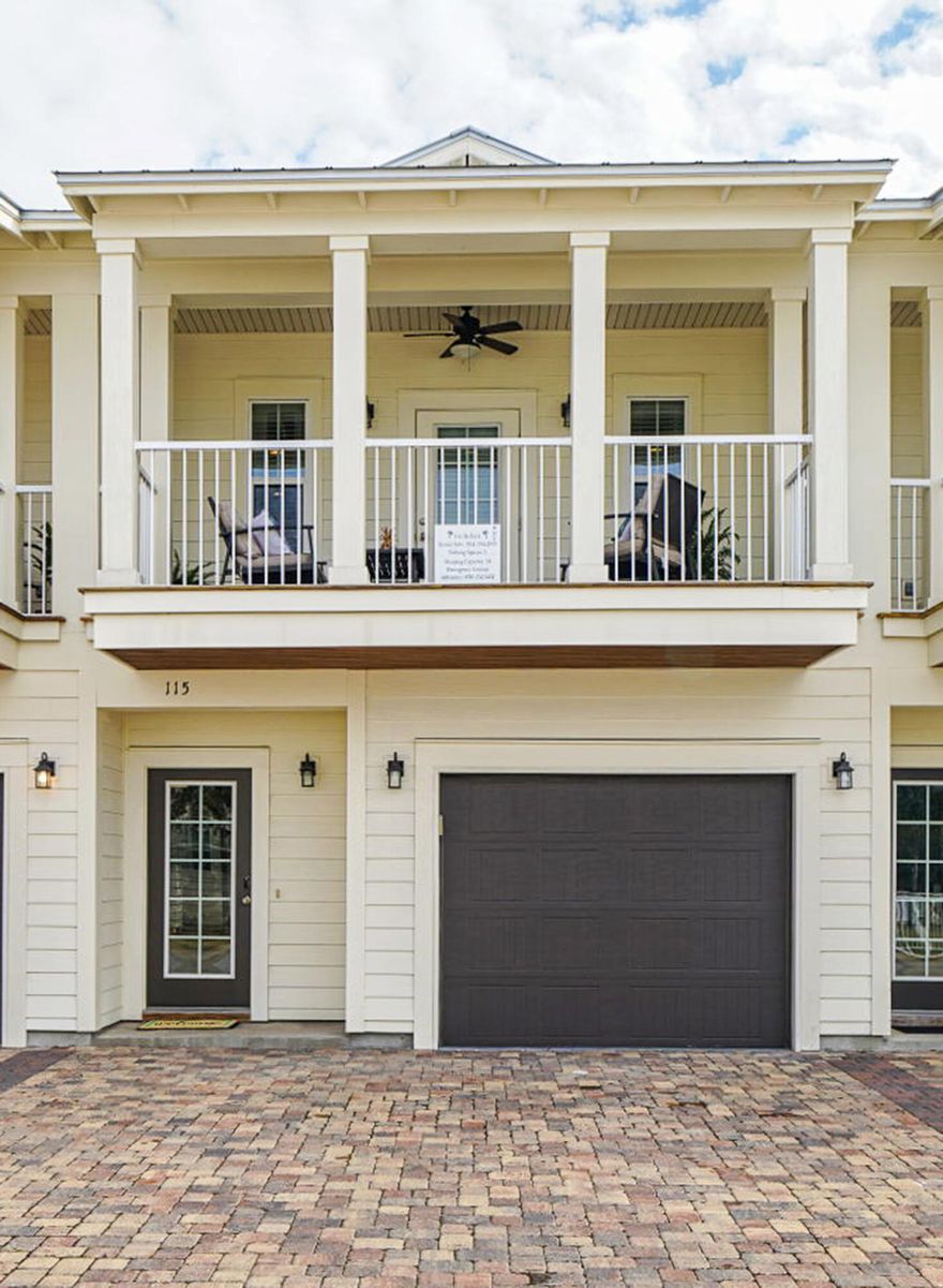 Welcome to gorgeous Crystal Beach!  This beautiful resort style townhome is your next investment or your perfect primary residence! With proven rental income of over $60k that included over 15 weeks of personal use!!!  This stunning beach townhome will be your rental machine.  It is right in the heart of Destin nestled between shopping, the Destin Commons, a movie theater, bowling, Whole Foods, tons of dining, and our world-famous beach. The community includes a beautiful pool, green space, dog park, and is steps away from the powder white sands of the Gulf of Mexico. Parking includes a single car garage ready for your golf cart, two private driveway spaces, and community parking at the pool. This home can be an investor's dream OR make the perfect primary residence as it is VA APPROVED, fully furnished and turn key!  

You can manage and monitor access of the home via the wifi enabled entry or access through the garage keypad.  Entering the home you'll find wood look ceramic tile and spacious granite counters.  

First floor highlights include full bath, laundry, garage access with STORAGE, queen bed accommodations, and a bunk room with twin over full.  Both rooms have private access to the back porch, perfect for an evening retreat, or easy access to the dog park. 

The second floor hosts king accommodations with a large ensuite bath to include an upgraded walk in shower, dual vanity, and spacious walk in closet. Entering the open coastal living space you'll find white cabinets and granite counters spanning the kitchen, a spacious pantry, and an open dining area.  The large peninsula bar is perfect for entertaining your family, friends, or vacation guests. Enjoy your coffee and sunsets from the spacious balcony right off the living space with pool views! Come see this beach retreat for yourself!