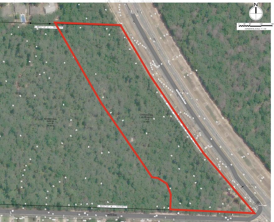 Prime development opportunity on Highway 20 in Niceville! This flat parcel has 8.31 acres with approximately 1,230 feet of Hwy 20 frontage and approximately 448 feet of depth. The traffic count is 40,500 vehicles per day. Zoning for this portion of the parcel is Mixed Use. A new parcel ID will be generated when split from the parent parcel. The rear 16.69 acres are zoned residential and are not available for purchase. See Okaloosa County zoning map for zoning clarification.