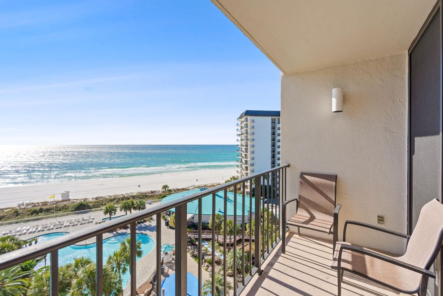 PARADISE AWAITS YOU! Come see why EDGEWATER is a preferred vacation destination for people of all ages.  This spacious condominimum offers spectacular, unobstructed views of  Florida's beautiful, white sandy beaches and Edgewater Golf & Beach Resort's tropical lagoon pool.  Edgewater Golf & Beach Resort is a gated community, offering a number of amenities, to include, but not limited to, 11 pools, Ocean's Bar & Grill, fitness center, executive golf course, tennis courts, pickle-ball courts, shuffleboard, spa, aerobics room, Kids Adventure Club, and so much more to meet everyone's favorite activities.  Ideally located in the heart of Panama City Beach within minutes of fun-filled activities, shopping, restaurants and everything Panama City Beach has to offer.