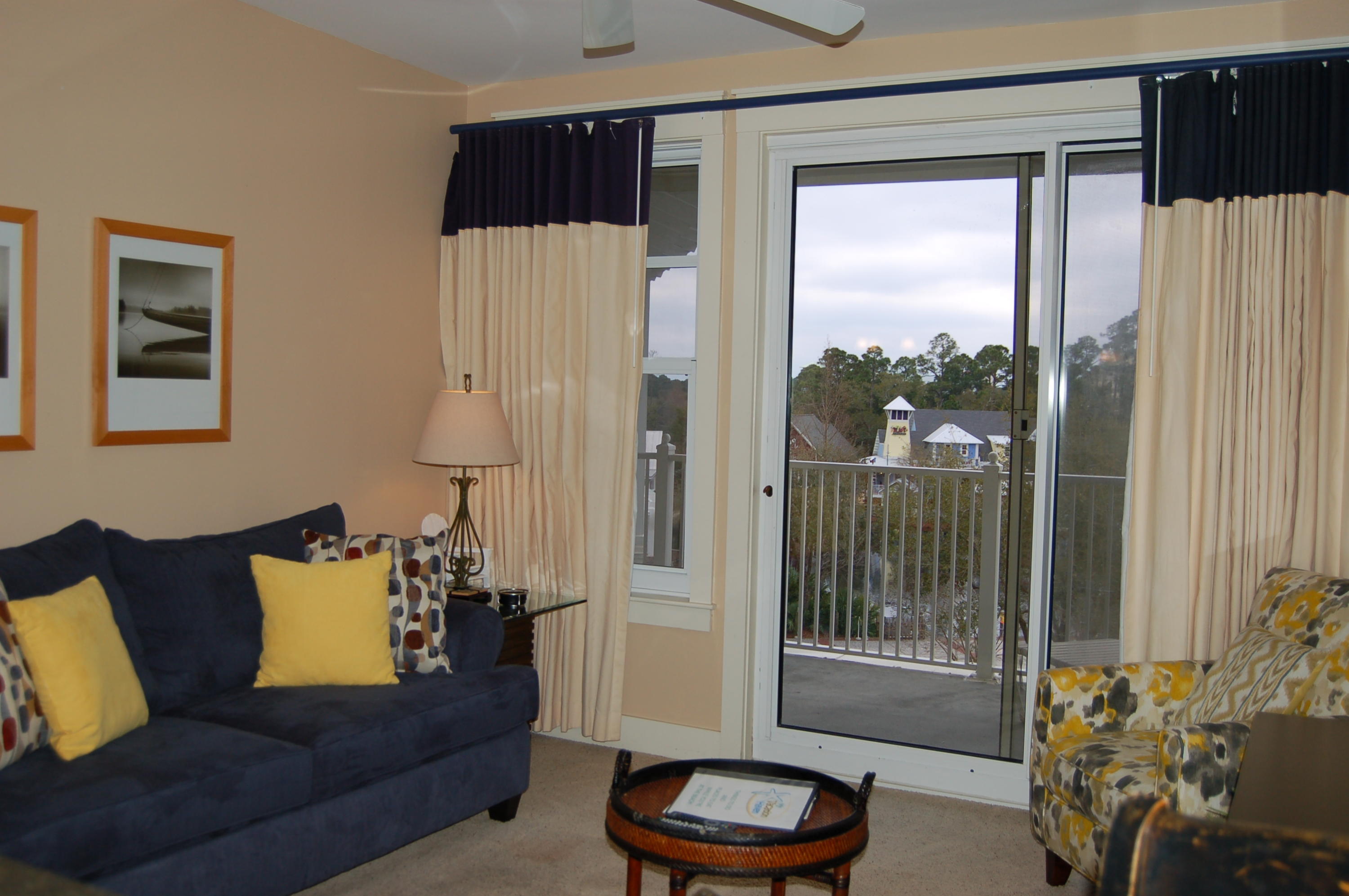 Enjoy Observation Point in the Village of Baytowne Wharf. Beautiful amenity terrace with sparkling pool, hot tub, cool pool, fitness center and bar-b-que area. This very large 1 bedroom plus bunk room overlooks the events plaza in the Village. You can sit on your balcony and enjoy a peaceful sunset and the sounds of the Village. Excellent rental income potential. Village of Baytowne Wharf offers exciting night life, wonderful dining options, and terrific shopping all within a few feet of your front door. Sandestin Resort is a fully gated community and home to 4 golf courses, tennis facility, full service marina, and award winning beaches. Property to be sold As-Is.