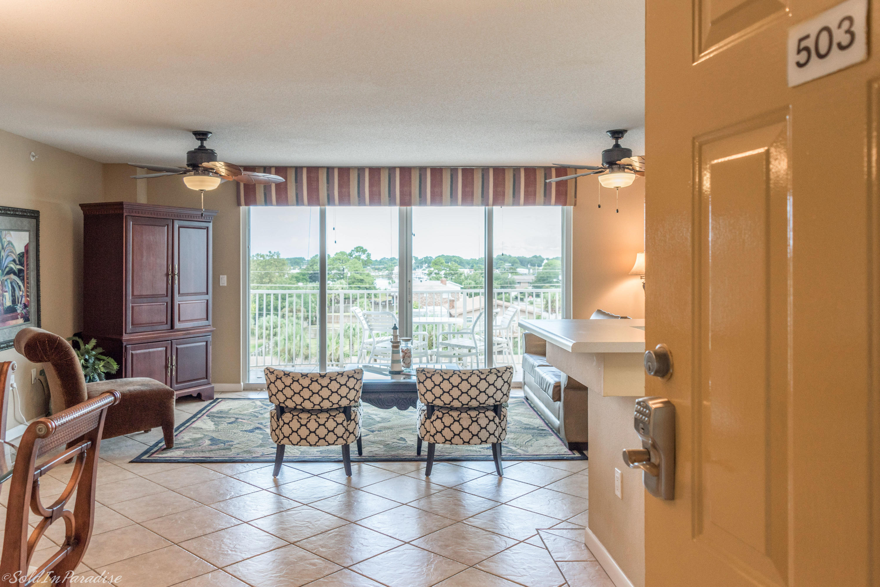 This 5th floor north unit at Dune Pointe features a spacious main living area with glass sliders leading to the large balcony where you will enjoy views of the Intracoastal Waterway. Two master suites are situated at each end of the unit for much desired privacy. The east master suite has it's own private balcony with Gulf views. The kitchen and dining areas are large and perfect for entertaining the whole family. Dune Pointe is a mid-rise condominium with only 20 units. A gulf-front pool and direct beach access ensure that you have relaxation at your fingertips. Located on Okaloosa Island and close to shopping, entertainment, and restaurants, this is a perfect location for a second home or investment property. 2018 Rental Projections: 26k+ Paradise.