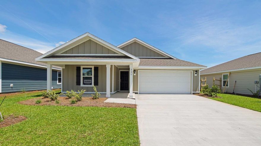 Welcome to 225 Gray Owl Drive, a new home at Owl's Head in Freeport, Florida. This home is ready for move in and features the Lakeside floor plan. The entry hall and foyer seamlessly transition into a spacious living area filled with natural light. The heart of the home features a kitchen with granite countertops, a large island with space for seating, and stainless-steel appliances. White shaker style cabinets add to the light and airy feeling of the home.  A dedicated water filtration faucet at the kitchen sink is an added feature to this thoughtfully designed home. The dining area, positioned conveniently near the kitchen, offers a cozy space for meals. This home has a seamless transition with EVP flooring throughout the main areas of the home. The primary bedroom impresses with its generous size and a private ensuite bathroom features a double vanity, walk-in shower, and a spacious walk-in closet and linen closet. Two sets of two bedrooms are strategically placed for privacy, each with ample closet space and easy access to shared full bathrooms for a total of five bedrooms and three full bathrooms. All bedrooms feature upgraded carpet. The laundry room is located off bedrooms two and three has space for a full size washer and dryer



Completing the design is a two-car garage, and energy-efficient features throughout. All DR Horton homes come complete with smart home technology. These features include five DEAKO?? Smart Switches, Kwikset keyless entry and other smart features. For more information on this home, call us today!
