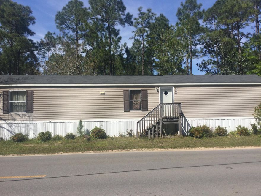 Looking for a place to call home in Santa Rosa Beach? Look no further. This cute, well maintained single wide has 3 bedrooms and 2 bathrooms. Open floor plan for the kitchen, dining and family room. Split bedroom floor plan with plenty of room to move around. Check out the nice storage building outside as well as a small fenced in area for your pet or a play area for your little ones. All information and dimension must be verified by the buyer before making an offer. Tenant occupied until July 31, 2019.