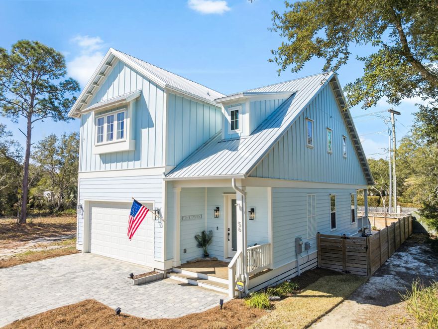 Beautiful lightly used home located in the gated and rental-restricted neighborhood of Hidden Grove. This home features LVP floors throughout, complemented by tile in the bathrooms and on the shower walls. The spacious Master Bedroom is conveniently located on the first floor and includes a large closet with custom shelving. The main floor boasts 10ft high ceilings, with 9ft ceilings on the second floor, creating an open and airy feel. The second floor also has 3 guest bedrooms and a loft or office space. Both the Kitchen and Bathrooms are appointed with White Shaker Cabinets featuring Soft Close Doors and Drawers. The Hidden Grove community is located in Flood X.