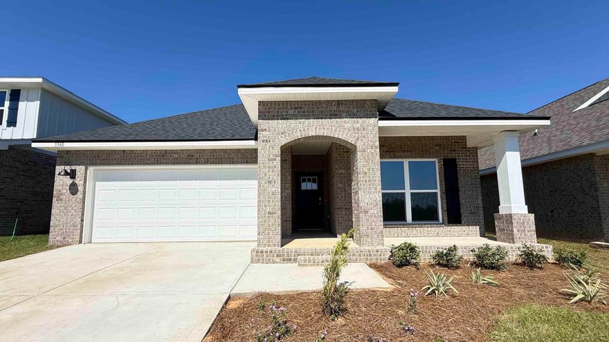NEW CONSTRUCTION GOING UP NOW. Marlin Place Community offers community pool, pavilion, sand volleyball ct., cornhole area & streetlights. NEW floorplan, the 'LAMAR', is a well-designed 1 story model with a fabulous Open Concept. Popular 3 bedroom, 2 bath, Great Room, Dining area, beautiful kitchen and covered back patio. Wonderful design for relaxed living & entertaining. The kitchen features: stainless-steel appliances, pantry, Quartz kitchen countertops, Island, smooth-top range, built in microwave & quiet dishwasher. Bedroom 1 offers a nice walk-in closet, the adjoining bath has a double vanity, lg. shower, garden tub, & water closet. Both baths have Quartz counter tops. Striking wood look flooring, plush carpet in bedrooms. You will love the Smart Home 'Connect' system & much more.