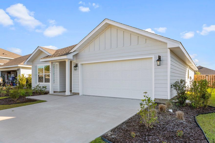 This 3 bedroom 2 bath home features an open and bright floor plan that feels like a grand sized home! A large open living space is joined by a stunning kitchen with stainless steel appliances and an abundance of shaker styled cabinetry. The first two bedrooms are towards the front of the house, separated by a guest bathroom. A private master suite is off the dining space and offers a large bedroom & customized walk-in closet. The master bath has a separate water closet, free-standing tub, shower and dual vanity sinks. Indoor laundry room & easy care flooring throughout for added convenience. Enjoy the covered patio overlooking the privacy fenced backyard. Owner will consider pets with restrictions. Any pet must be spayed/neutered, current on all shots & housebroken (no puppies). Any person at least 18 years old must apply separately. Tenants required to carry renter's liability insurance.