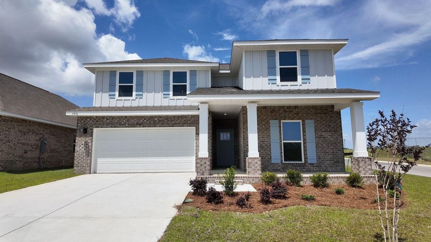 BEAUTIFUL NEW CONSTRUCTION GOING UP NOW. Welcome to Marlin Place Community offering residents use of a beautiful community pool, pavilion, sanded volleyball court, cornhole area & streetlights. The 'OZARK' is a well-designed 2 story model with 2 bedrooms '&' a living room on 'EACH' level. Highly desirable open concept. The kitchen, living room & dining area flow together for relaxed living & entertaining. The open kitchen features: all stainless-steel appliances, corner pantry, Quartz countertops, nice island, smooth-top range, built in microwave & quiet dishwasher. The stairway, right off the kitchen for ease of access for both levels. Bedroom 1 offers a spacious walk-in closet; the adjoining bath has a double vanity & lg. shower. Smart Home Connect System, & more. Striking curb appeal.