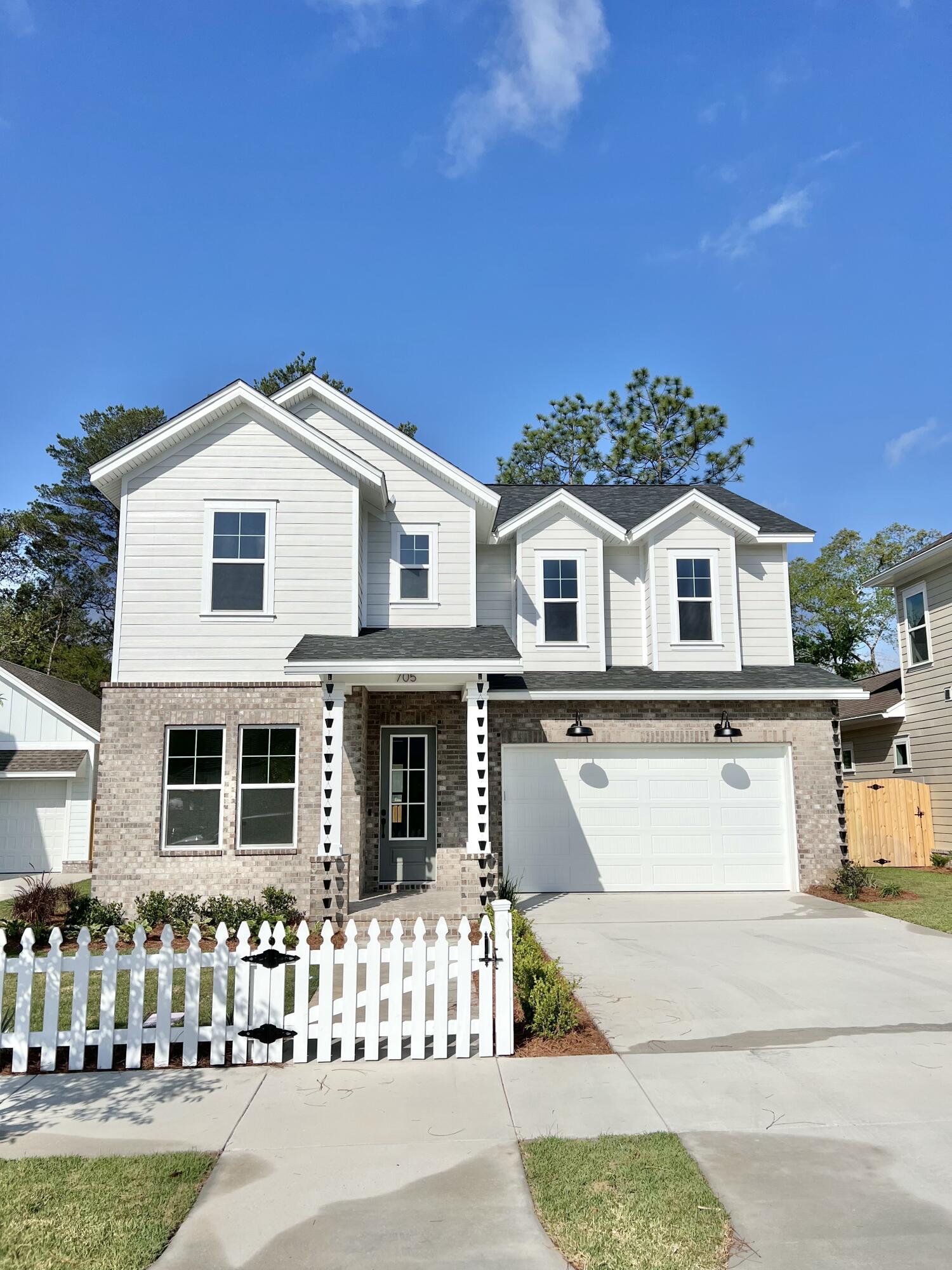 Welcome to Ph 7 Brookfield at Deer Moss Creek in Niceville. The SYCAMORE is the largest home plan w/ 2400 sqft, 4 bedrooms and 3 full baths. With a large, unfinished bonus room that is 352 sqft storage that could be finished out after close. Full 2 car garage and a 16' driveway all the way down to the road. Large, walk in pantry and large walk in, custom wood, master closet. LVP flooring and white, all wood shaker-style cabinets and Michelangelo quartz countertops, Smart Belt garage door opener. There's a 20' common area woods behind this lot that separates the cul-de-sac lots. Deer Moss Creek, Brookfield, is a strategically planned community with each home built perfectly to suit each lot. Estimated completion April.