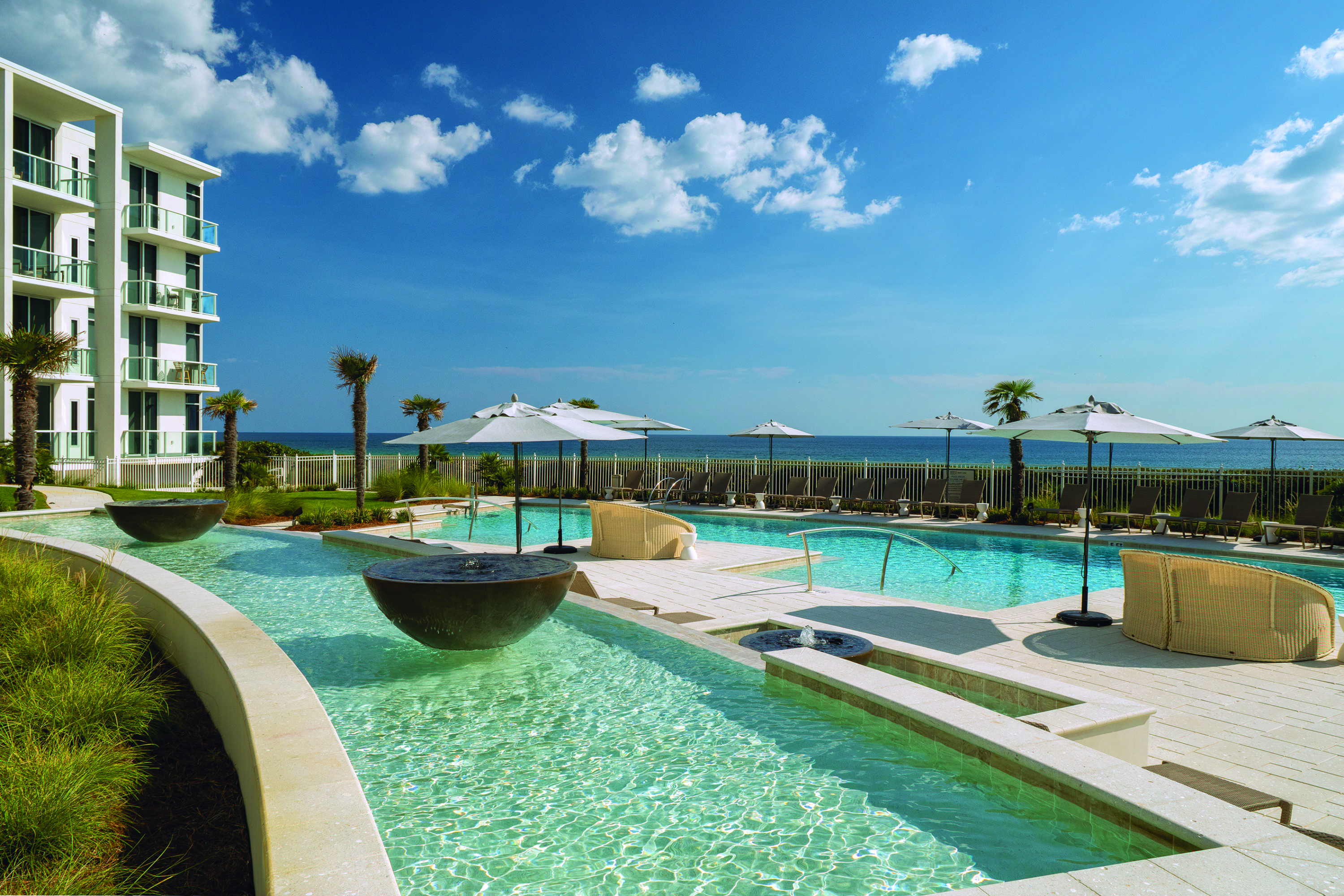 Presiding over 335 feet of majestically elevated beachfront, Thirty-One is the latest in luxury waterfront condominium living along the east end of Scenic Highway 30A. Occupying 3.9 acres, Thirty-One is uniquely designed to deliver an exceptional level of privacy to its residences that are at once away from it all and close to everything. The largest corner residence available for purchase at Thirty-One, Unit 301 not only offers three exterior perspectives with abundant natural light, but direct access from the private elevator to the impeccably-appointed owners-only club room with catering kitchen. Other premium amenities include underground secured parking with private storage, private elevator, luxuriously appointed lobby & fitness room.