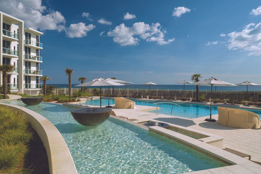 Presiding over 335 feet of majestically elevated beachfront, Thirty-One is the latest in luxury waterfront condominium living along the east end of Scenic Highway 30A. Occupying 3.9 acres, Thirty-One is uniquely designed to deliver an exceptional level of privacy to its residences that are at once away from it all and close to everything.  The largest corner residence available for purchase at Thirty-One, Unit 301 not only offers three exterior perspectives with abundant natural light, but direct access from the private elevator to the impeccably-appointed owners-only club room with catering kitchen.  Other premium amenities include underground secured parking with private storage, private elevator, luxuriously appointed lobby & fitness room.