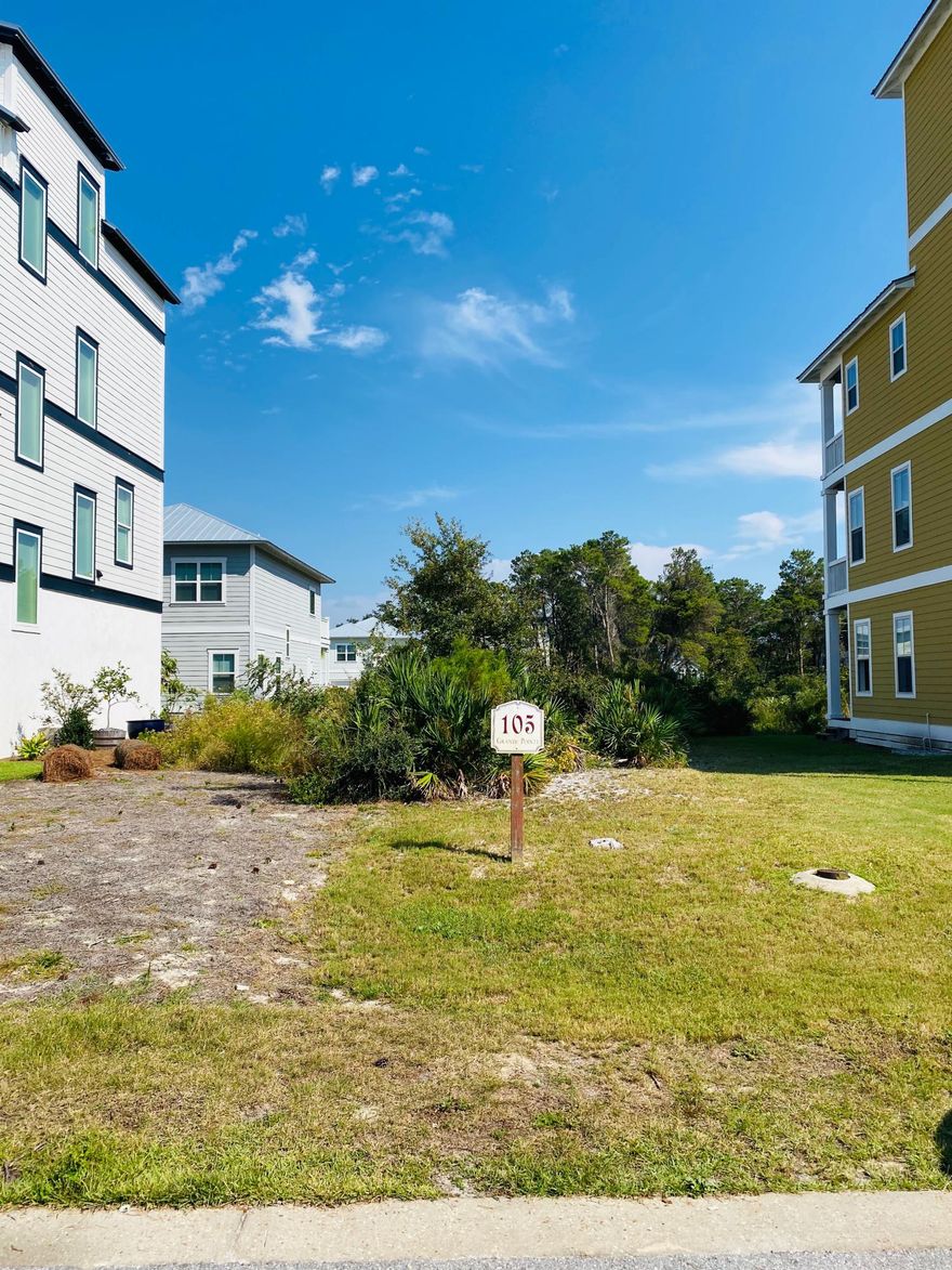 Build your own custom beach home in beautiful Grande Pointe at Inlet Beach at an affordable price! Situated just north of 98 in Inlet, this area has so much to offer. Bike or golf cart to local dining and entertainment at the Shoppes at Inlet Beach, 30Avenue and Rosemary Beach. The largest regional beach access in Walton County is located just south of Grande Pointe offering plenty of parking for bikes, golf carts, or vehicles, a seasonal lifeguard, and showers and restrooms.  Don't miss this opportunity to build your dream home here in South Walton.