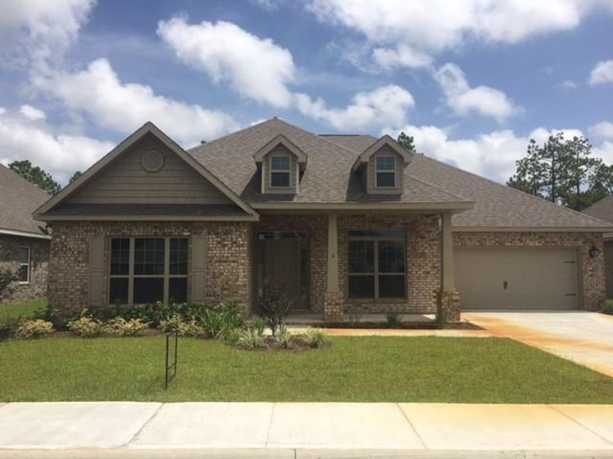 This is a a beautiful 5 bedroom home with many extras. Hardwood floors are included in most of the house. New carpet in the bedrooms. Also the interior was recently painted. All of the blinds have been recently replaced throughout the house. The kitchen has granite countertops and like new appliances. Arched entry ways and tall ceilings. Enjoy the dinning room area with your guest. Lots of open space, .There is a covered patio and fenced in back yard. In addition to all of that there is a private office near the entrance, Peach Creek is available for many recreational activities. Very close to 30A beaches, shopping and restaurants.