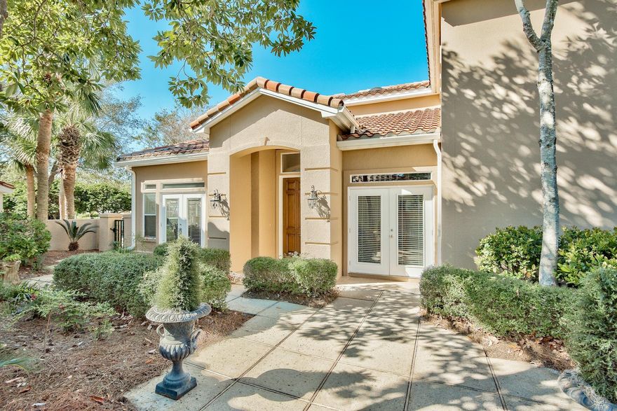 This updated lakefront home offers an abundance of space for family and friends to relax, reconnect, and unwind in comfort. The meticulously maintained property is located within a 2,400-acre resort that includes a host of recreational amenities easily accessible by golf cart, bike, or walking. Natural light and tranquil, lake views flow throughout the home. The generously-sized living areas and kitchen are designed for family life or entertaining. Plenty of options to relax and enjoy the outdoor living spaces with spectacular lake and golf course views - a screened porch on the main level, side courtyard with fountain, and a spacious balcony. There are two Master Suites  one on the main level with access to the outdoor patio and the second on the second story with a large balcony.