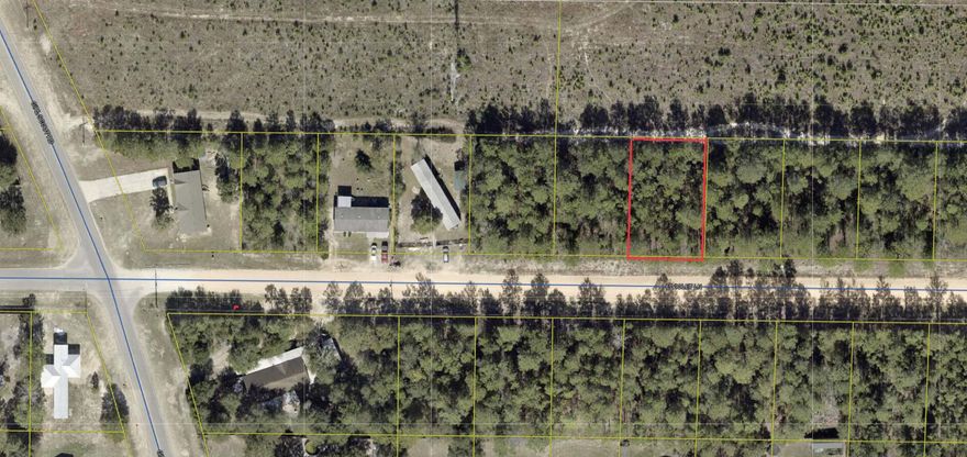 Looking for seclusion? This beautifully wooded 0.23-acre lot is located between DeFuniak Springs and Mossy Head, Florida. This lot backs to Oakwood Hills park. No HOA and minimal restrictions offer flexibility--mobile homes are allowed. Power is available at the road; buyer to install well, septic, and power. Situated in Flood Zone X (low risk). Per Walton County GIS mapping, the property does not appear to contain wetlands. Convenient access to I-10 and CR 285 provides easy commuting in all directions. Just .04 of a mile from US-90. Approximately 30-45 minutes to major employment centers and the Emerald Coast's white sandy beaches, including Destin's world-famous Crab Island. A survey is required to confirm property boundaries and dimensions. All information deemed reliable but not guaranteed. Property dimensions are approximate per CRS Property Data Report.