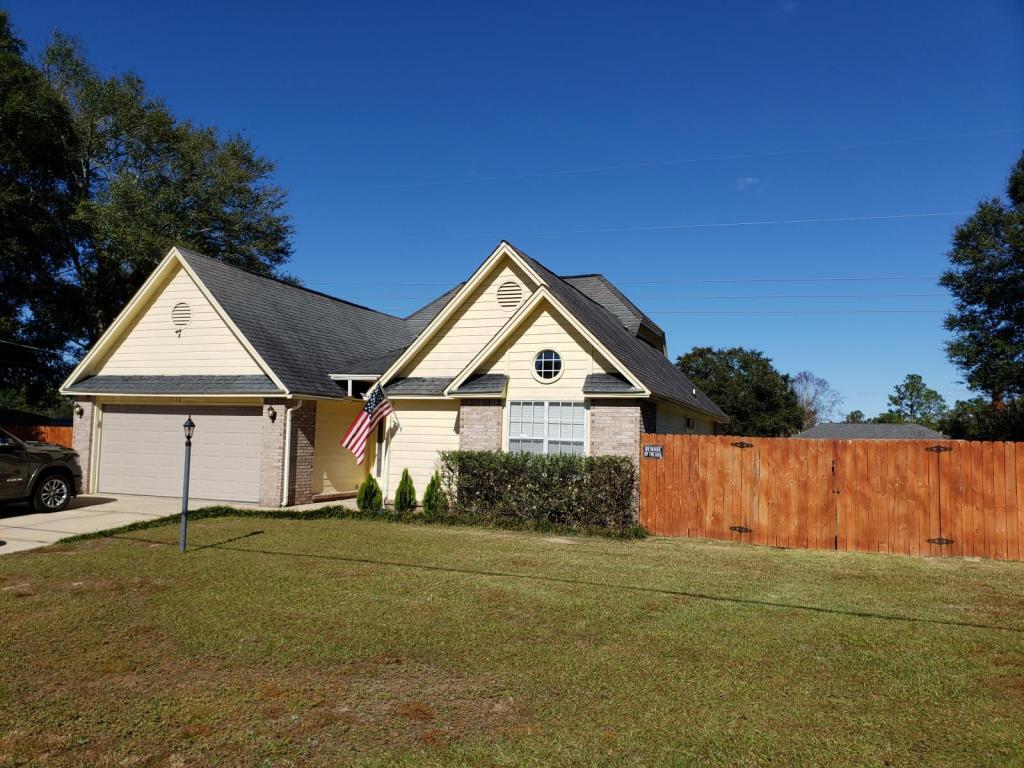 Perfect location on the South side of Crestview sits this 3 bedroom, 2 bath home with huge yard and a pool to enjoy. There's a large family room with fireplace, Dining room and sun room. There is a large Master Bedroom with private bath plus two other bedrooms as well as a laundry room.