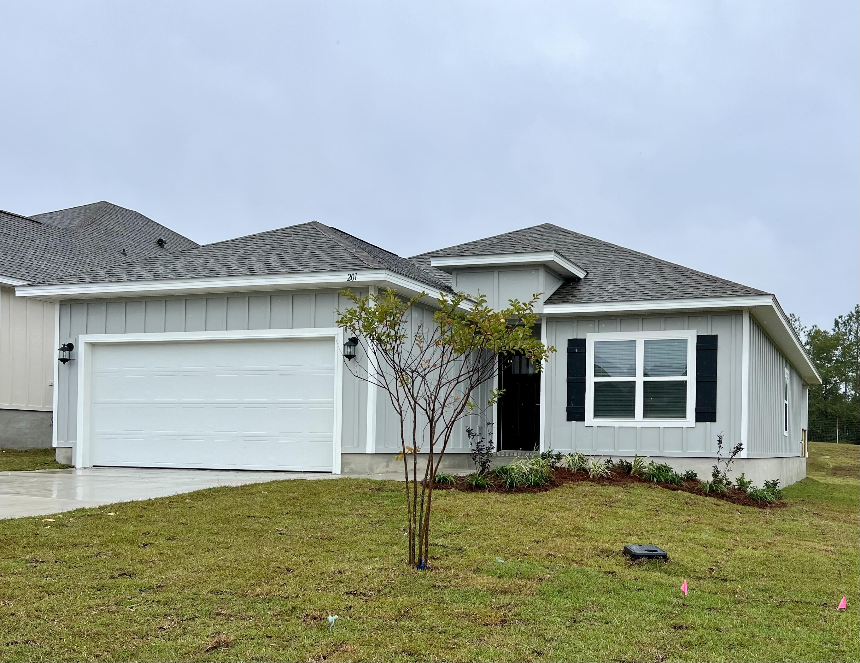 BRAND NEW - 3/2 plus office in the heart of Crestview. The home has an open floor plan with luxury vinyl plank flooring in the main living areas. The kitchen features white shaker cabinets, a walk-in pantry, a breakfast bar, and stainless appliances. There is a spacious master bedroom with a walk-in closet. Separate tub and shower with double vanity in the master bathroom. All appliances including the washer and dryer! Conveniently located near shopping, schools, and the hospital. Easy commute to the area bases. A fence is being installed for privacy. Dogs are allowed with owner approval, no cats. Act fast to make this house your next home!