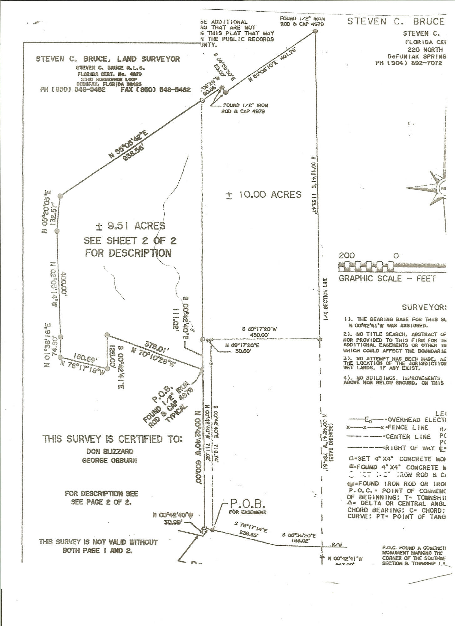METES & BOUNDS - Residential