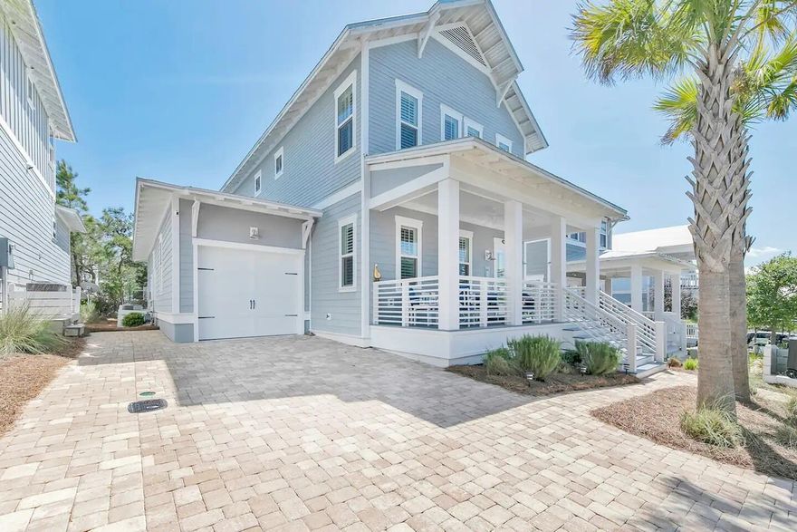 Experience comfort and peace of mind in this exceptional home, with NEW HVAC units installed 2025 to provide year-round efficiency and climate control. This fully furnished stunning property features 4 bedrooms, an additional bunk room, and 4.5 baths, offering exceptional design and comfort throughout.  Just 25 steps from the community's heated, resort-style pool and pavilion, this home offers the perfect blend of convenience and tranquility. No detail has been overlooked with standout features including two master suites located on the first and second floors, each featuring spa-like bathrooms with marble vanities, walk-in closets, and floor-to-ceiling tiled showers.  Additional designer touches include crown molding, hardwood floors plantation shutters throughout, shiplap accent walls, frameless shower doors, and exquisite lighting.
The gourmet kitchen is a chef's dream, fully equipped with GE Caf?? stainless steel appliances, a convection oven, gas cooktop, marble countertops, a designer tile backsplash, under-cabinet lighting, and a spacious island perfect for entertaining. Relax and enjoy the warm Gulf breeze from the oversized front porch or unwind on the screened rear porch overlooking a beautifully landscaped backyard with a paver patio.
Practical features include a laundry room conveniently located off the kitchen, custom wood shelving in closets and the pantry, 8-foot solid core interior doors, an expanded driveway, and an outdoor shower. This home is offered with 6 bikes and a 4-seater golf cart, making it easy to explore 30A and embrace the vibrant coastal lifestyle. Property is already a proven income producer with $98,000 in confirmed rental bookings for 2025 and we're only halfway through the year! With ongoing inquiries and bookings coming in, there's strong potential to exceed six figures before year's end. 
This prime location offers easy access to some of the best beaches and nature preserves along the Emerald Coast, making it an ideal retreat for those seeking both relaxation and adventure.
Beach Access & Outdoor Recreation
Blue Mountain Beach Access - Just 1 mile away, this access offers restrooms, parking, and the beautiful sugar-white sands of 30A.
Gulfview Heights Beach Access - Also 1 mile away, this neighborhood beach access provides parking, showers, and picnic tables.
Ed Walline Regional Beach Access - A short 1.7-mile drive leads to this popular public access with a boardwalk, picnic pavilions, restrooms, and lifeguards on duty seasonally.
Dune Allen Regional Beach Access - Located 3 miles away, featuring ample parking and restroom facilities.
Fort Panic Beach Access - Just 3 miles from your doorstep, this lesser-known gem offers a peaceful Gulf-front experience.
Grayton Beach Access & Grayton Beach State Park - At 3.6-3.9 miles, explore one of the most iconic and scenic beach areas on 30A, known for its rare coastal dune lake and unspoiled beauty.
Topsail Hill Preserve State Park - Located 4.9 miles away, this expansive park features hiking trails, dune lakes, and pristine, uncrowded beaches.
Highland Parks Community Perks
This charming coastal neighborhood features resort-style amenities, including:
 Lagoon-style pool with waterfalls
 Lookout tower with panoramic Gulf views
 Outdoor fire pit and grilling area
 Scenic walking and biking trails
Dining & Local Hotspots
Blue Mountain Beach is known for its laid-back vibe and fantastic local restaurants, all just minutes from your doorstep:
>Cowgirl Kitchen (1.7 miles) - A cozy spot for gourmet tacos, salads, and fresh coastal fare.
>Shunk Gulley Oyster Bar (1.7 miles) - A top-rated seafood restaurant with Gulf views, live music, and a fantastic happy hour.
>The Perfect Pig (2 miles) - A charming caf?? and steakhouse known for its Southern-style breakfast, barbecue, and craft cocktails.
>Red Fish Taco (2.5 miles) - A laid-back taco joint featuring fresh seafood, live music, and an outdoor courtyard.
>Stinky's Fish Camp (3 miles) - A beloved local seafood spot famous for its crab legs, fresh fish, and lively weekend brunch.

With its unbeatable location and easy access to world-class beaches, nature preserves, and local dining hotspots, 116 Gulfview Way is the perfect place to experience the best of 30A living. Whether you're looking for a full-time residence, a vacation home, or a lucrative rental investment, this property offers the ultimate beachside lifestyle.
Video of the home available at https://www.youtube.com/watch?v=7Qqnr9a3qpc&t=39s (116 Gulfview Way Santa Rosa Beach, Florida)