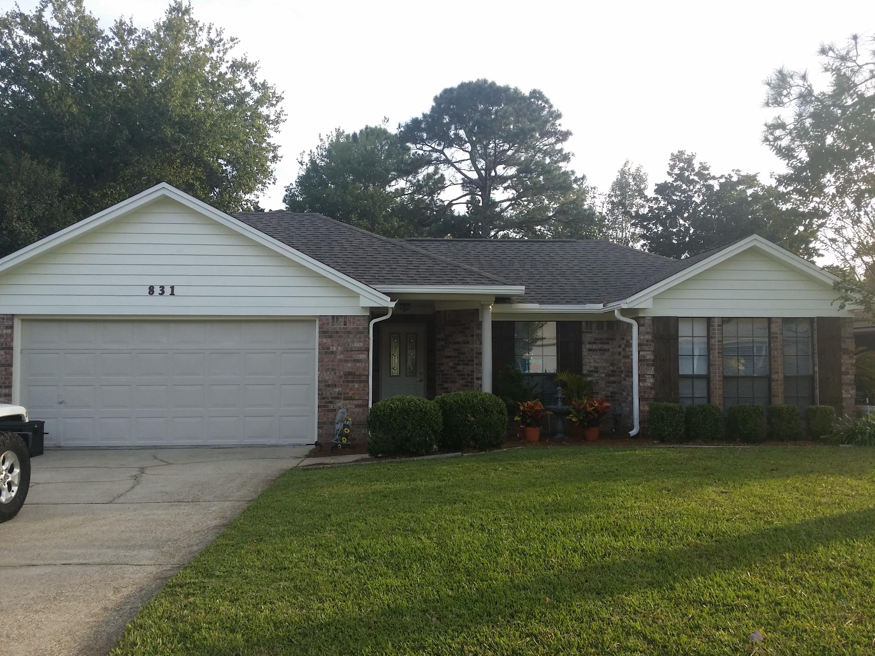 This house is within 15 min of both Eglin and Hurlburt. The home is a 3Br 2Ba with a gunite pool and large beautiful backyard. Exterior was just painted and wood shutters were made whcih adds the perfect curb appeal. Awesome walking neighborhood, great for raising children or quiet enough to retire. A MUST SEE!!