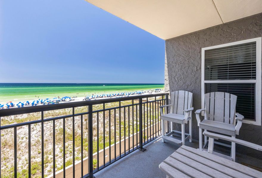 **RARE FIND** Your search is over for a True Gulf Front 2 Bed 2 bath Condo w/ incredible view of the sugar white beach at an Affordable Price! Step into this beach front oasis with light and bright decor, MANY recent upgrades, in-suite laundry and a gulf facing master bedroom where you can fall asleep listening to the crushing waves. Island Echo is a premier resort on the uncrowded beaches of Okaloosa Island with Private beach access, large gulf front pool, pickleball/Tennis and a Gated Entrance. You can also rest at ease knowing all the recent updates and Milestone inspection were completed on the resort.  With its Proven Rental Income, low HOA fee, beautiful interior and incredible views, this condo is a perfect blend of income opportunity & family fun! Call for a private showing toda