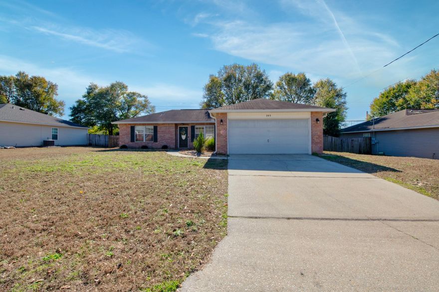 Take a walkthrough this beautiful 3/2 South of I10! This home features a large fenced backyard, stainless steel appliances, quartz countertops with accent wall and backsplash, tile flooring throughout, well sized master bedroom, large master bathroom with double sinks and shower/tub combo!Schedule a walkthrough today!