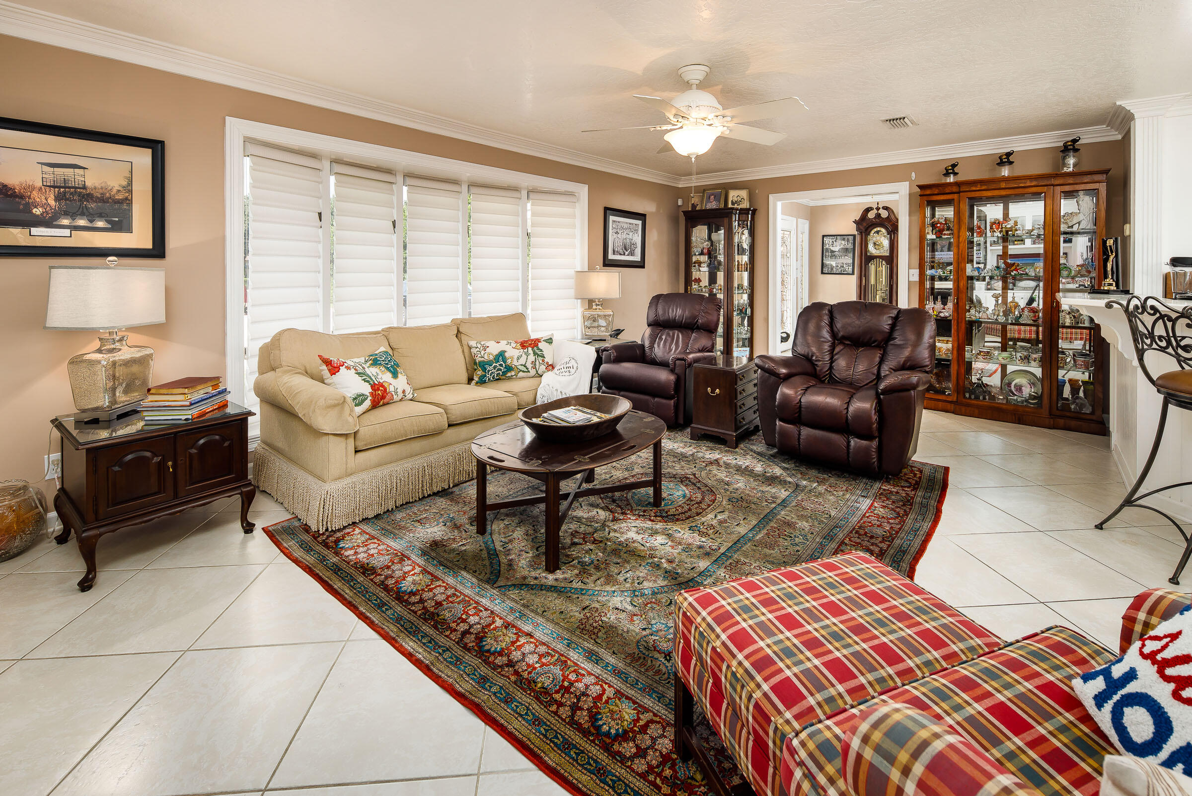 Gorgeous large home on Cinco Bayou deep enough for your largest fleet! This home underwent a complete remodel & update in 2005. This home is carpet free, with hardwood & ceramic throughout. The windows have been recently updated. Kitchen appliances are Thermador .The den has a few impact glass windows. The master bathroom features twin shower heads. Whole house generator, rinnai HW. Dock has been replaced & seawall has been added. Fully operating 12,000 lb covered boat slip & jet ski lift. Enjoy the sunset on the stunning back porches (1428 SF) with trex flooring & high ceilings with ceiling fans. 19 feet elevation. Flood insurance not required.The mother in law suite, (780 SF +-)attached to the 2 car garage, was updated in 2005 as well, full kitchen, laundry, living room, & bath